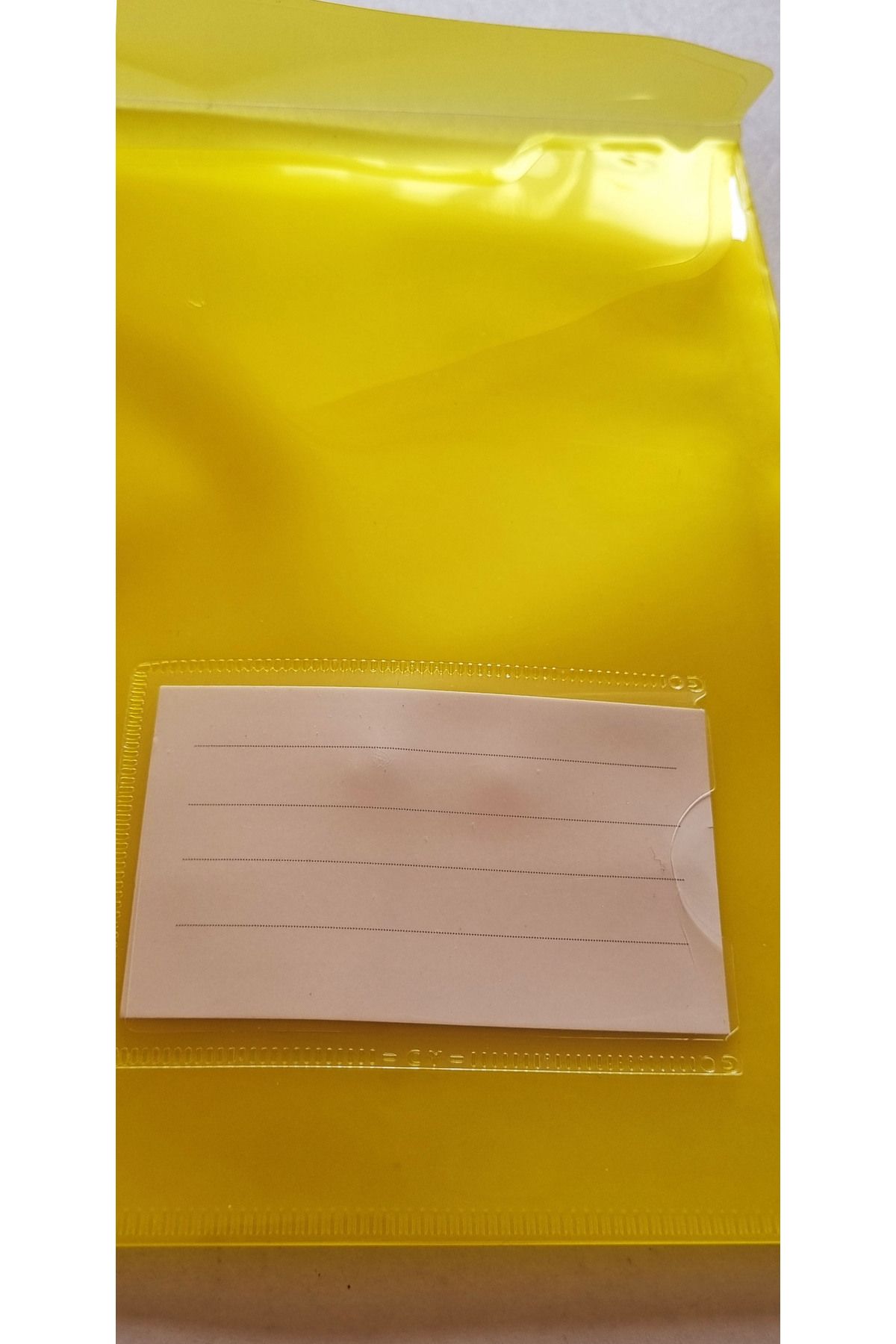 Modellino-5 Pcs 5 Colors Transparent Thick A4 Velcro File Pocket File 8