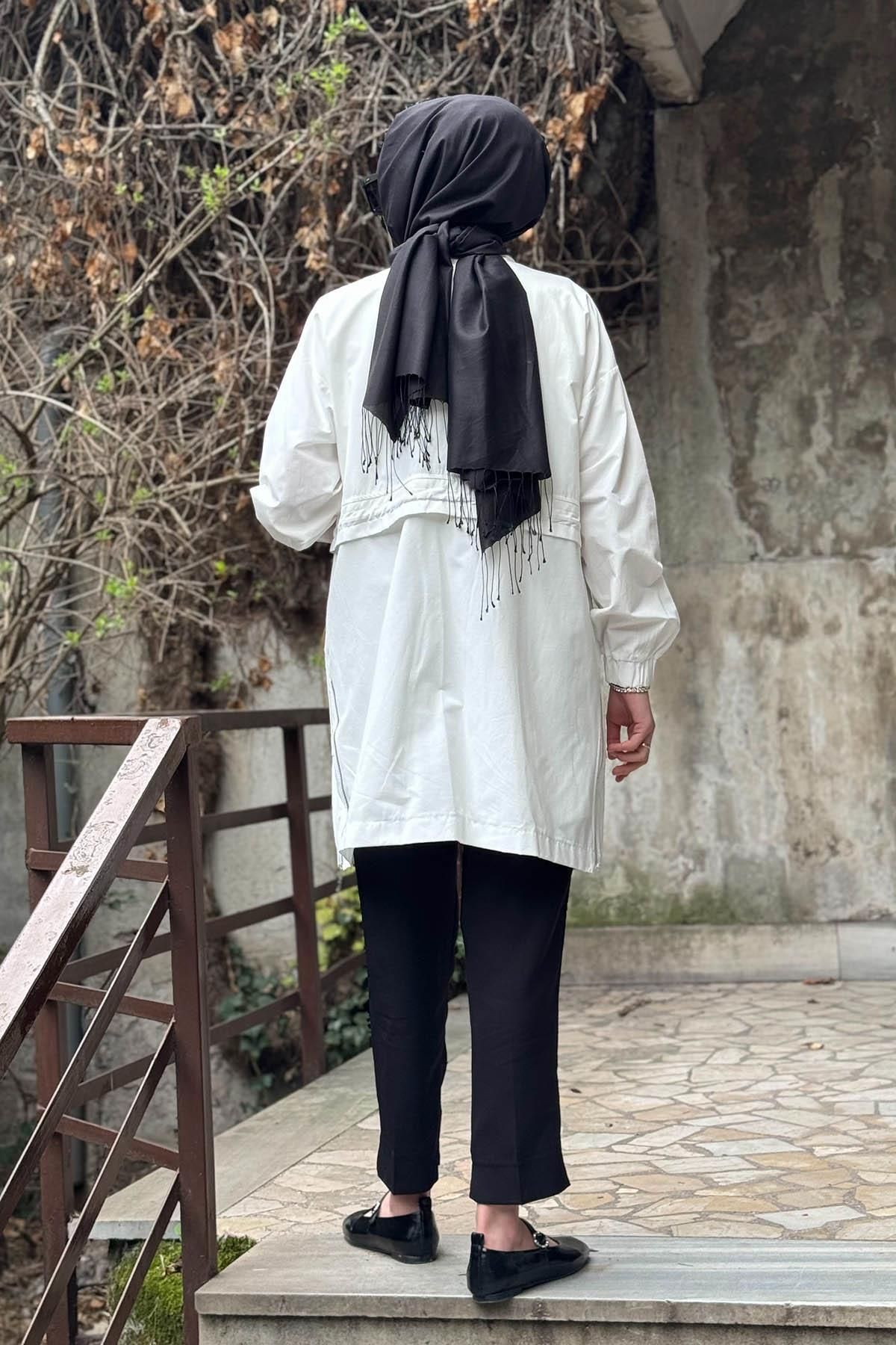Moodbasic-Trench Mb25.69 Ecru 4