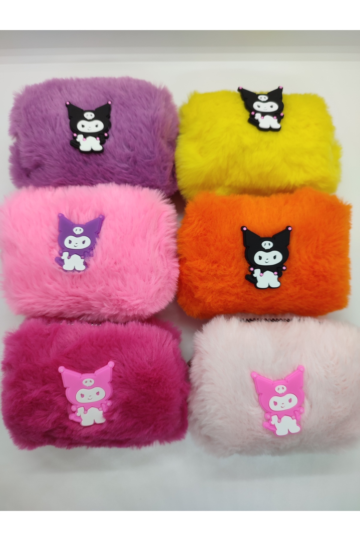 Mia Giyim-Sanrio Characters Kuromi Plush Wallet 4