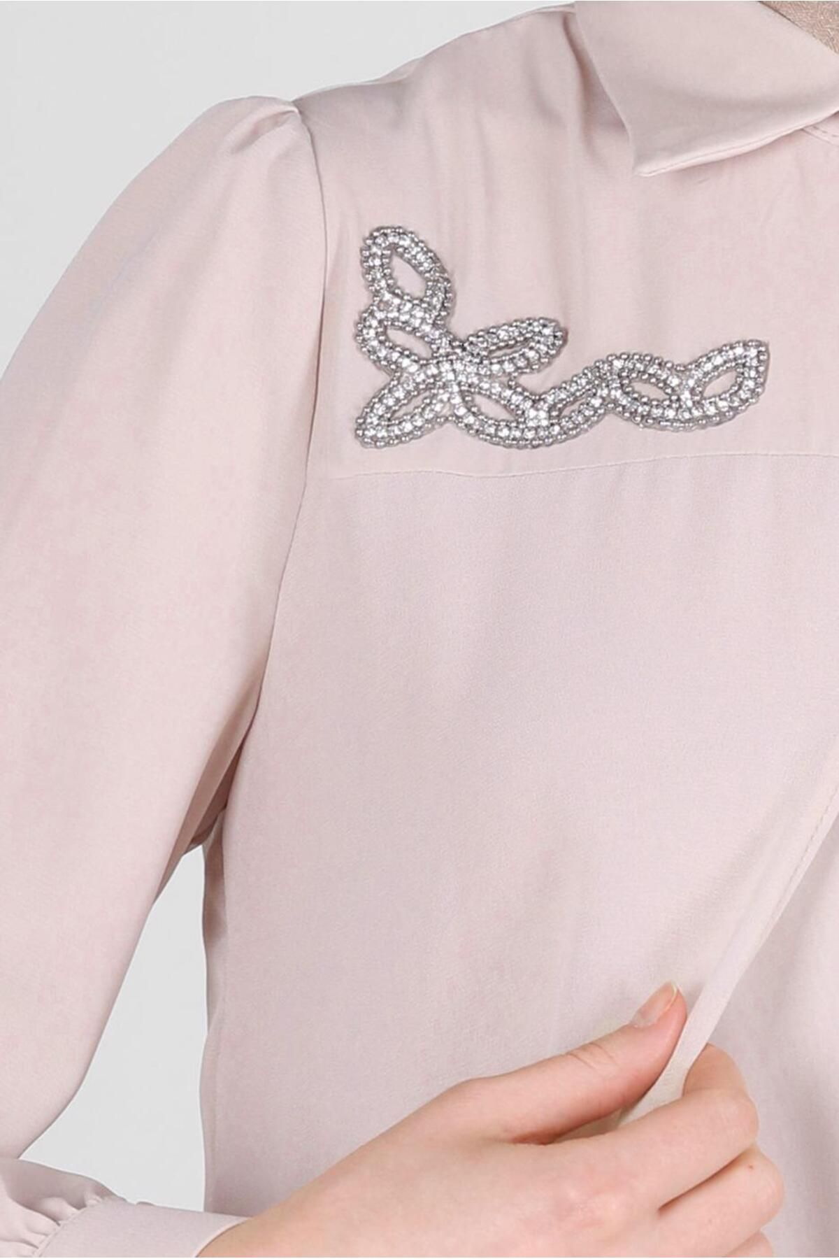 Alvina-EMBROIDERY DETAIL HIDDEN BUTTON TUNIC 43500 4