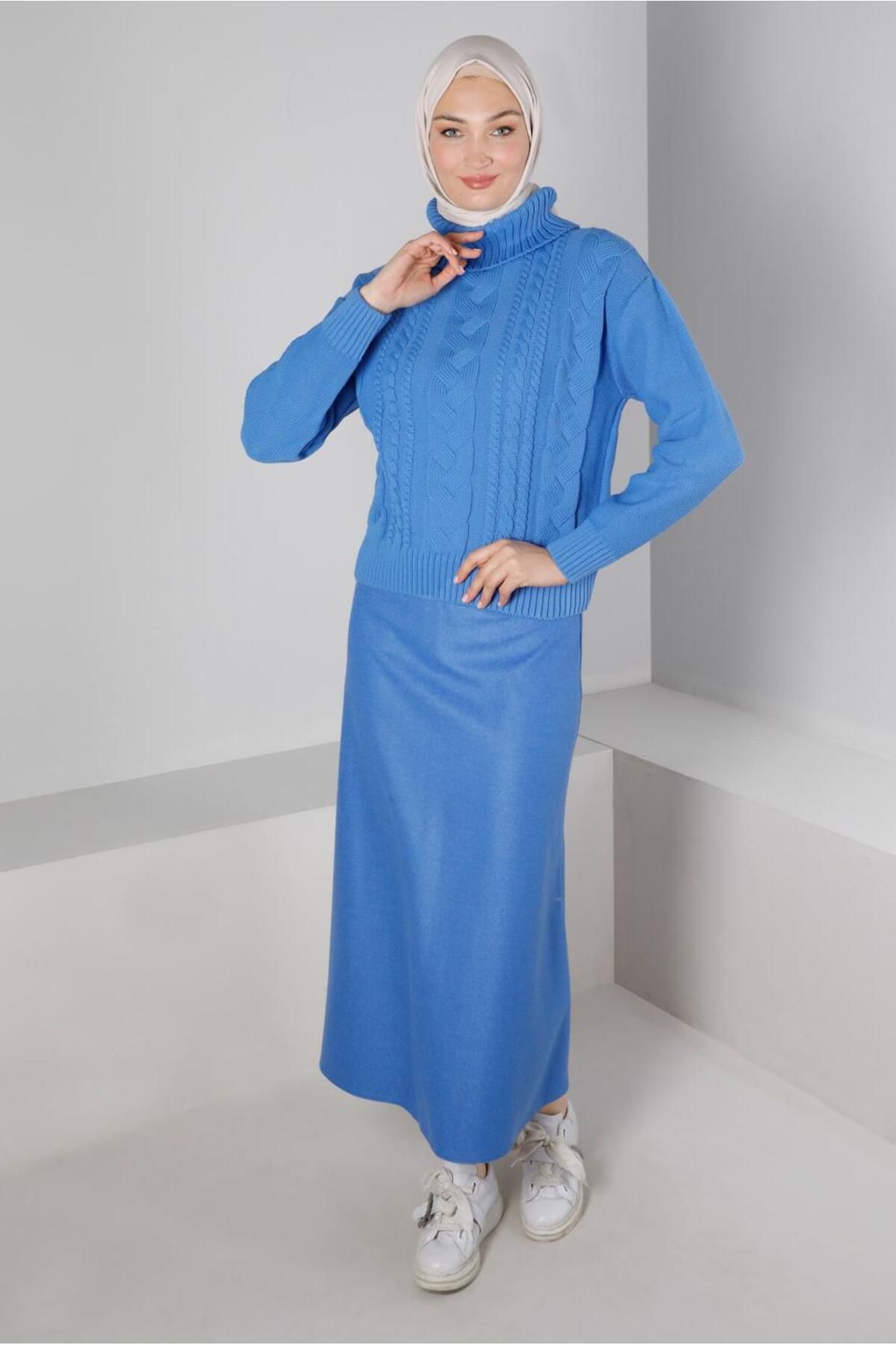 دامن برش زیپی دار 60358 Alvina