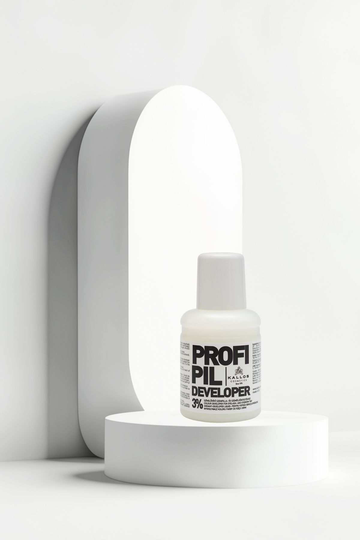 رنگ مو مردانه و زنانه اکسیدان خامه ای برای KALLOS PROFI باتری ابرو مژه 3 60ML 593135 Kallos Cosmetics