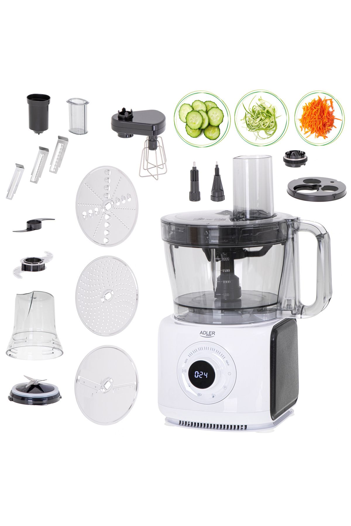 adler-AD 4224 food processor, 12 functions, 1000W, max power 2000W 13