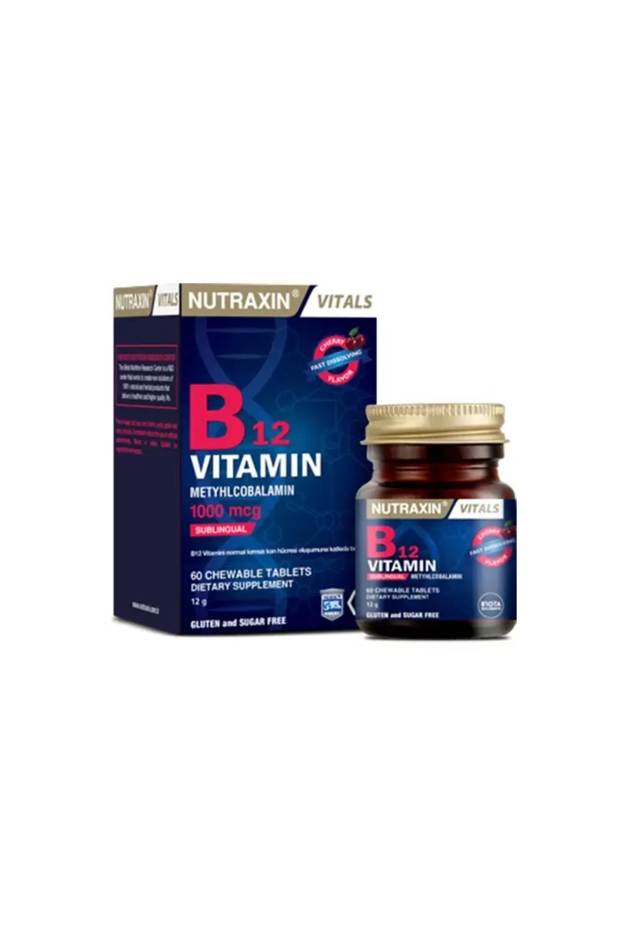 Nutraxin-Vitamin B12 - 1000 Mcg under Tongue Tablet 2 Pack 2