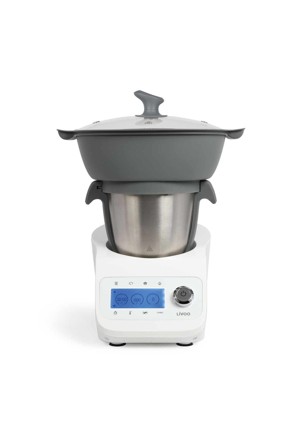 LİVOO-Livoo DOP219W multicooker, 1000W, 2.3L, steaming, chopping, whisking, grinding, mixing, grating etc 8