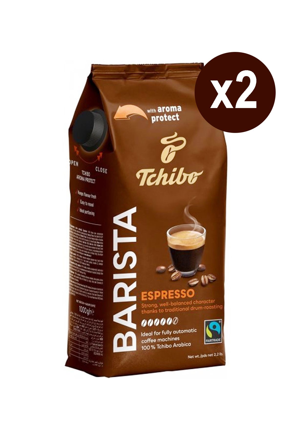 Tchibo 1000 G Cafea Barista Espresso Core X 2 Buc - Cafea boabe