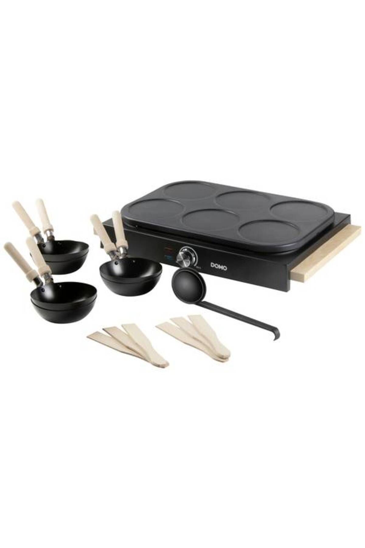Domo-Wok Party Set 2 in 1 suitable for 6 people Domo DO8716W, 1000 W 9
