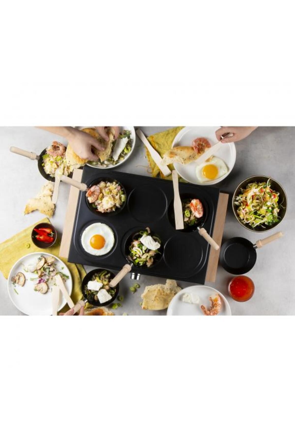 Domo-Wok Party Set 2 in 1 suitable for 6 people Domo DO8716W, 1000 W 4