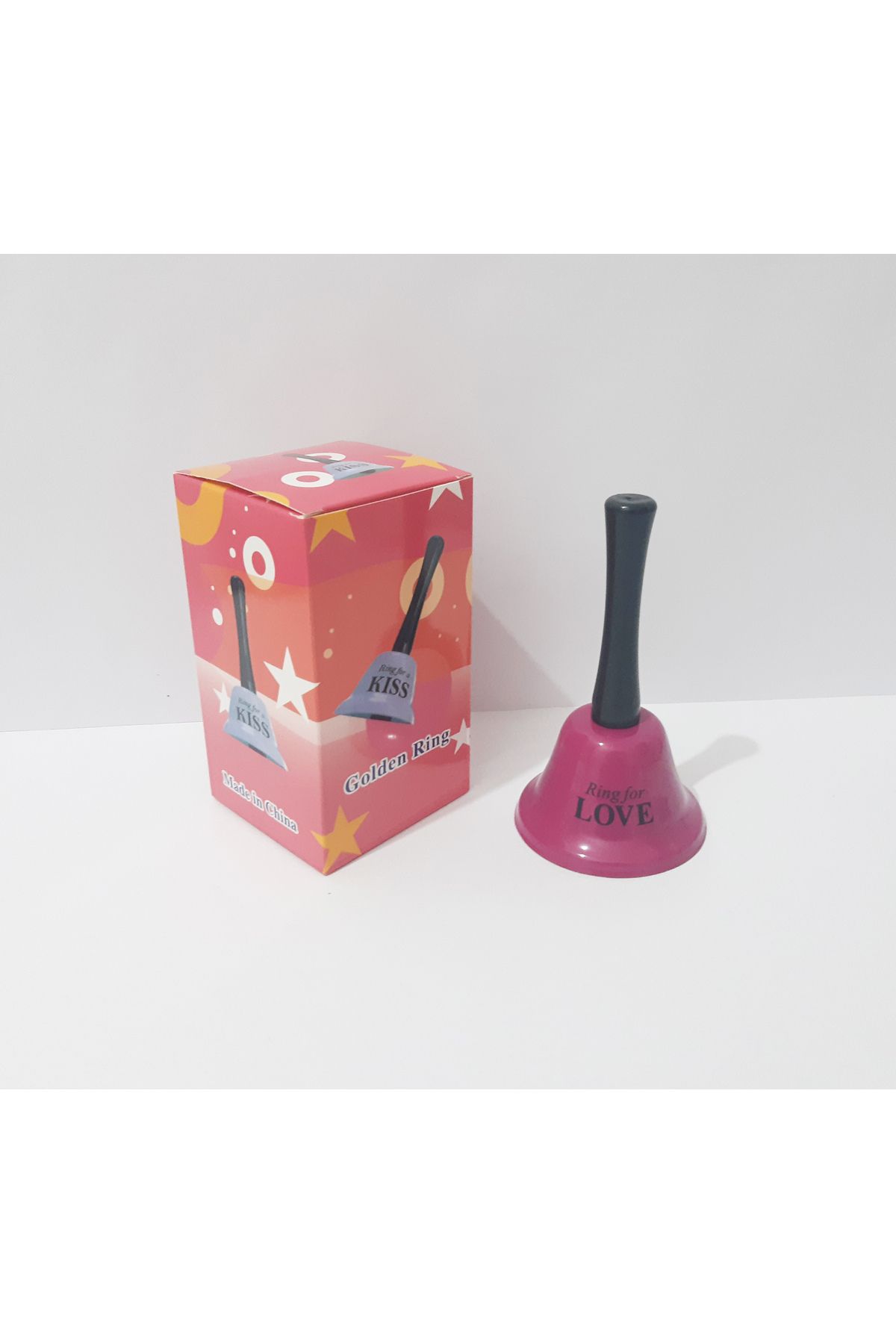 renkli çiçekler-Hand Bell Reception Bell El Bell Multi-Purpose Bell 5
