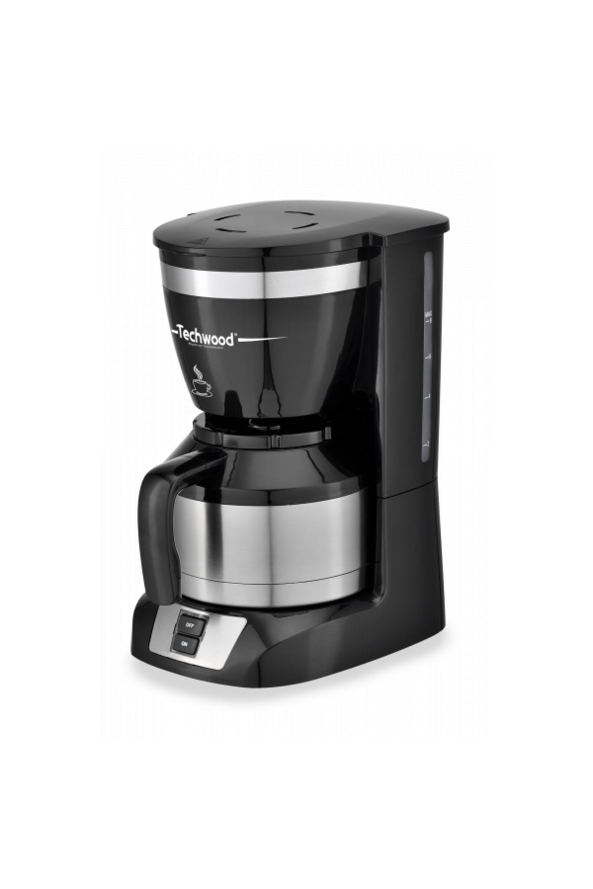 Techwood Filtrul De Cafea Tca-1086i, Cana Termos, 1l - One Size