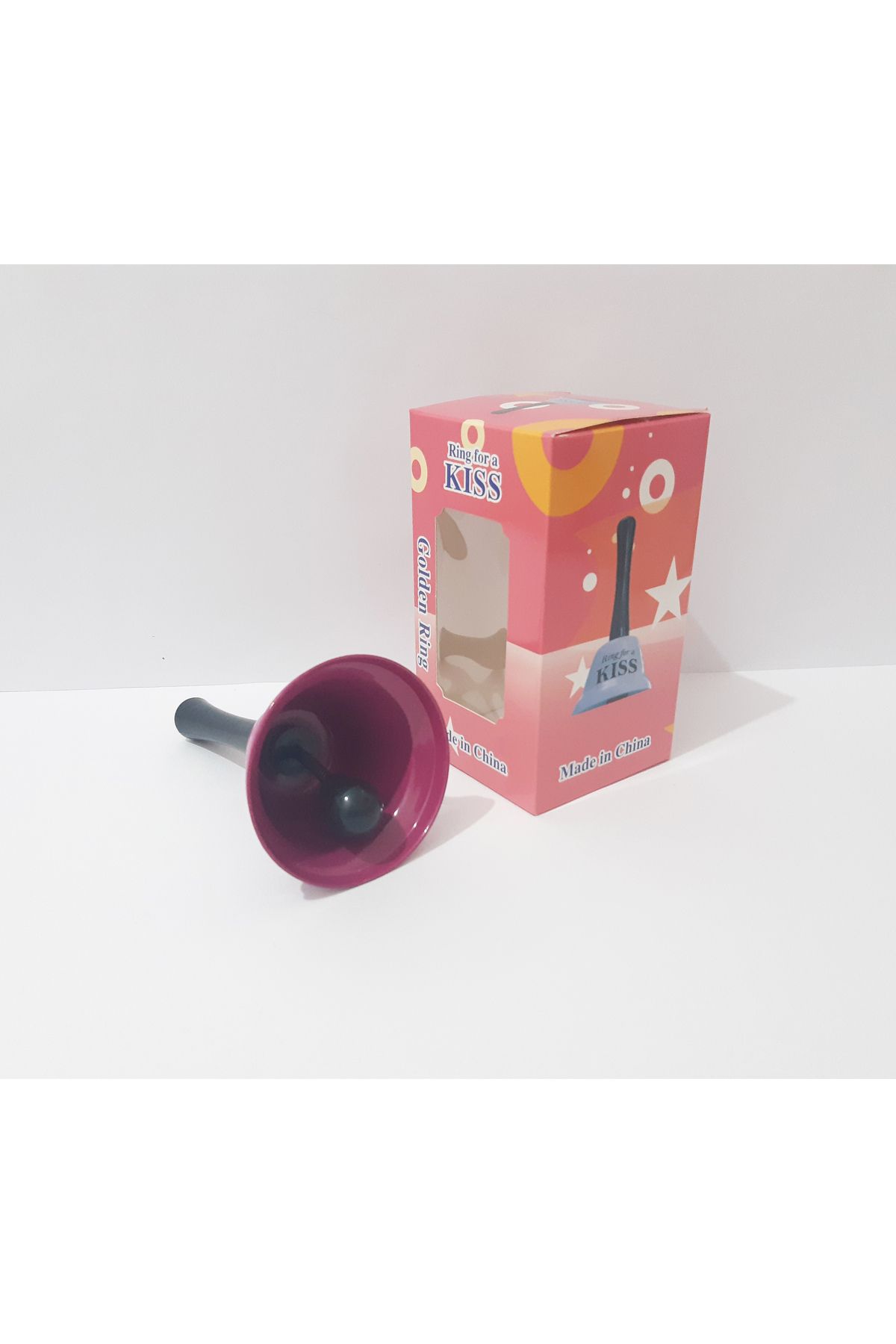 renkli çiçekler-Hand Bell Reception Bell El Bell Multi-Purpose Bell 3