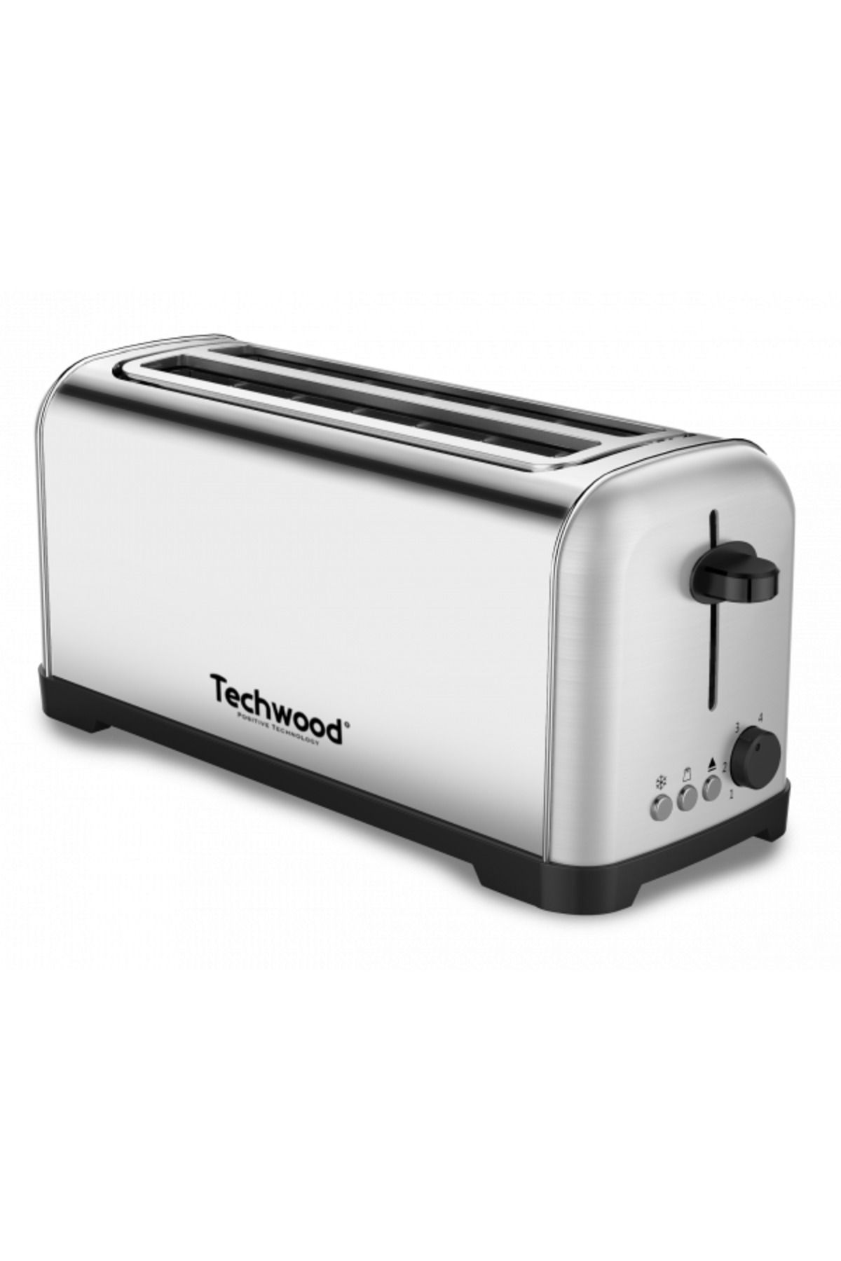 Techwood Pâine De Pâine Cu Fantă Lungă Tgpi-4028, Oțel Inoxidabil, 1400w - One Size