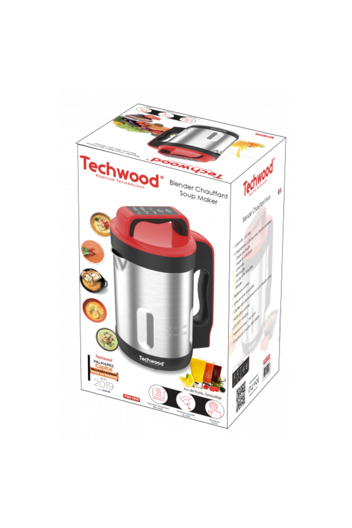 Techwood-Blender with soup function Techwood TSM-1655, 1.6L, 6 programs, 1000W 3