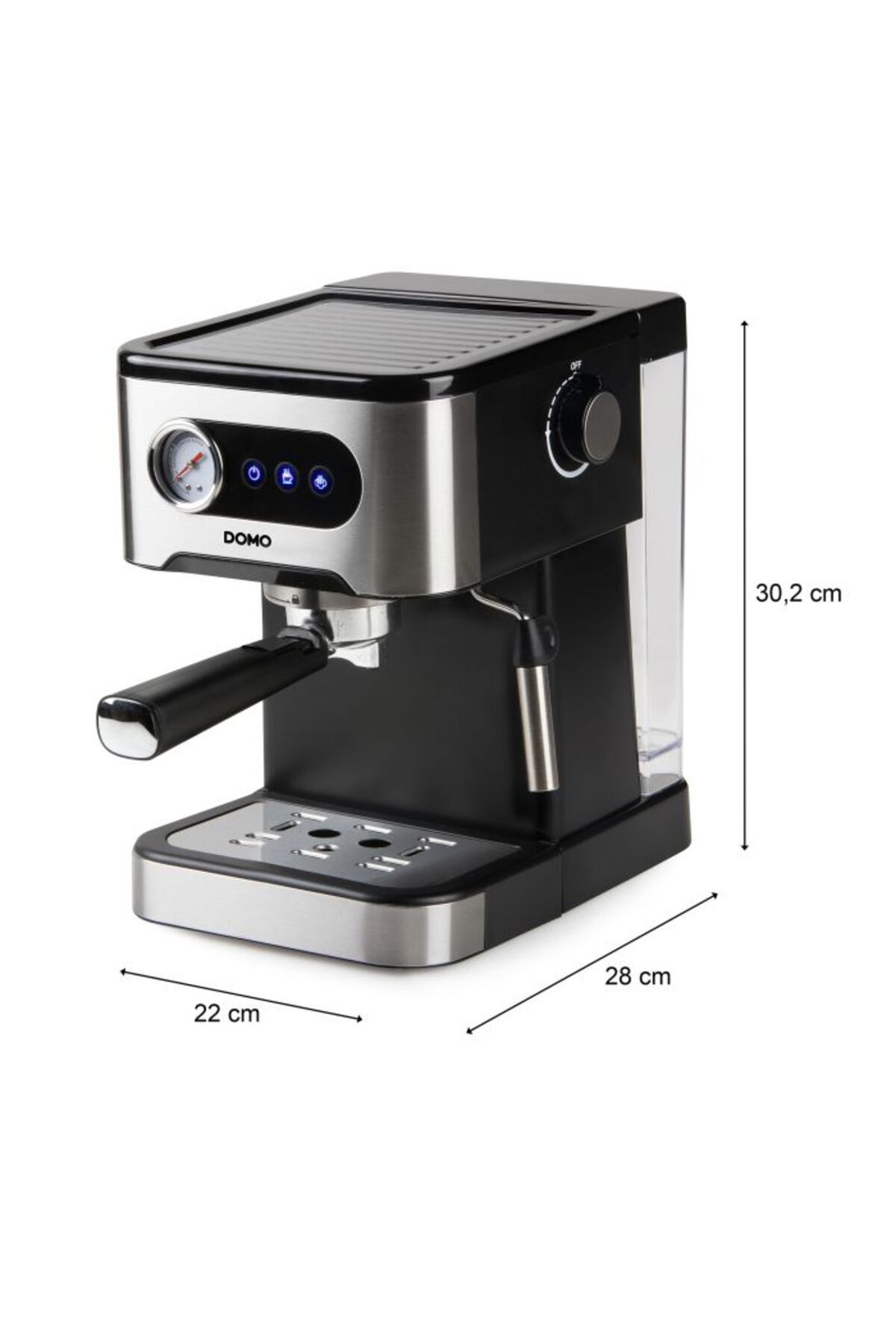 Domo-Espresso kávovar DO1138K, 20 BARŮ, 1,5 l, 1350 W 8