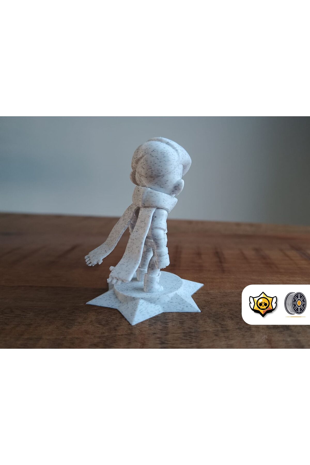 petadora Edgar | brawl stars Heykelcik Kendin Boya Figür - Fiyatı