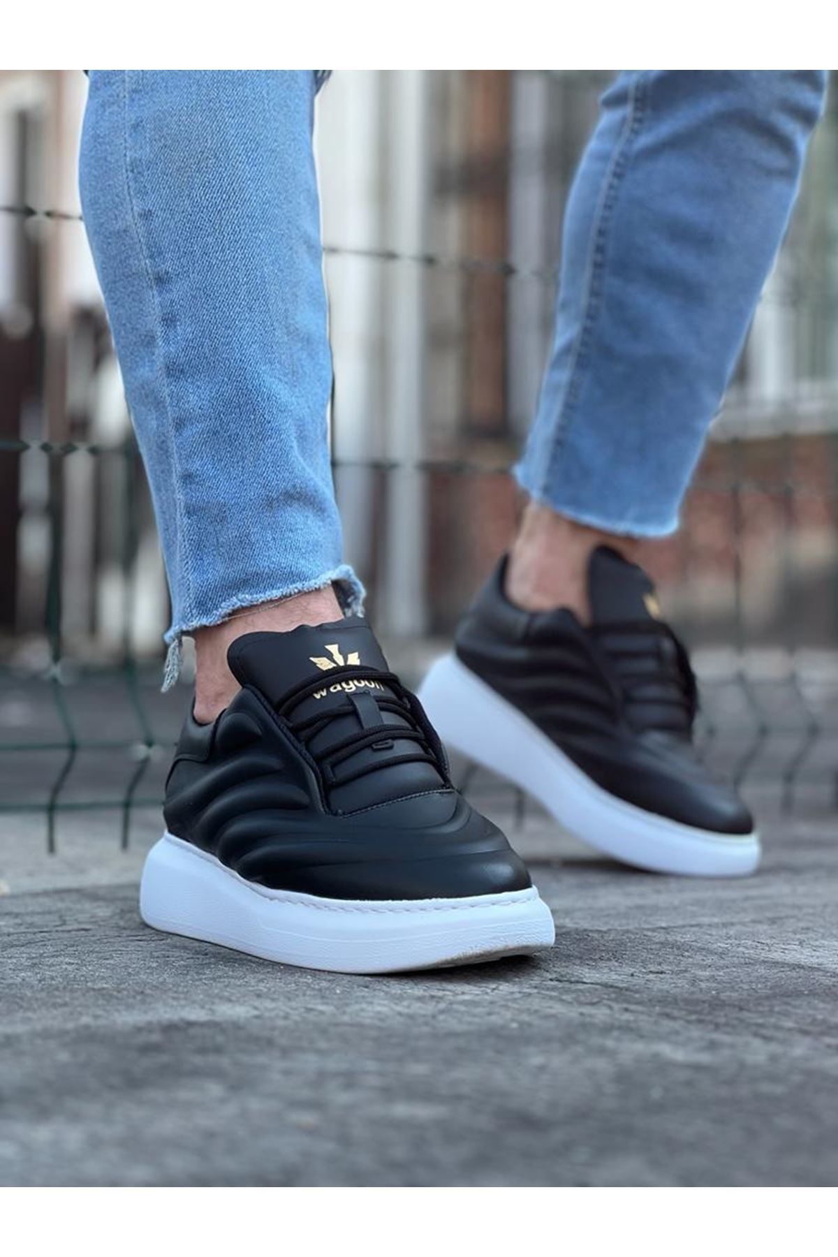 ZAGA Prime WG094 Siyah Cilt Erkek Casual Ayakkabı