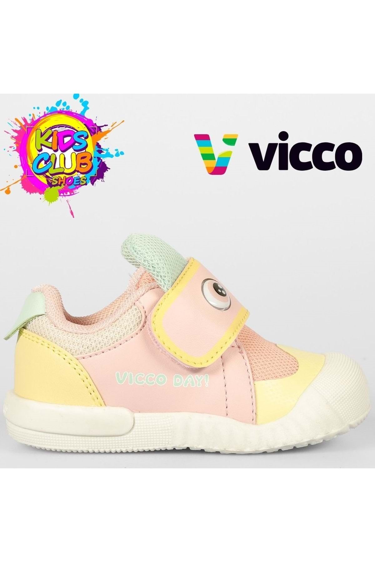 Kids Club Shoes Vicco Loca Cırtlı Ortopedik Çocuk Spor Ayakkabı PUDRA