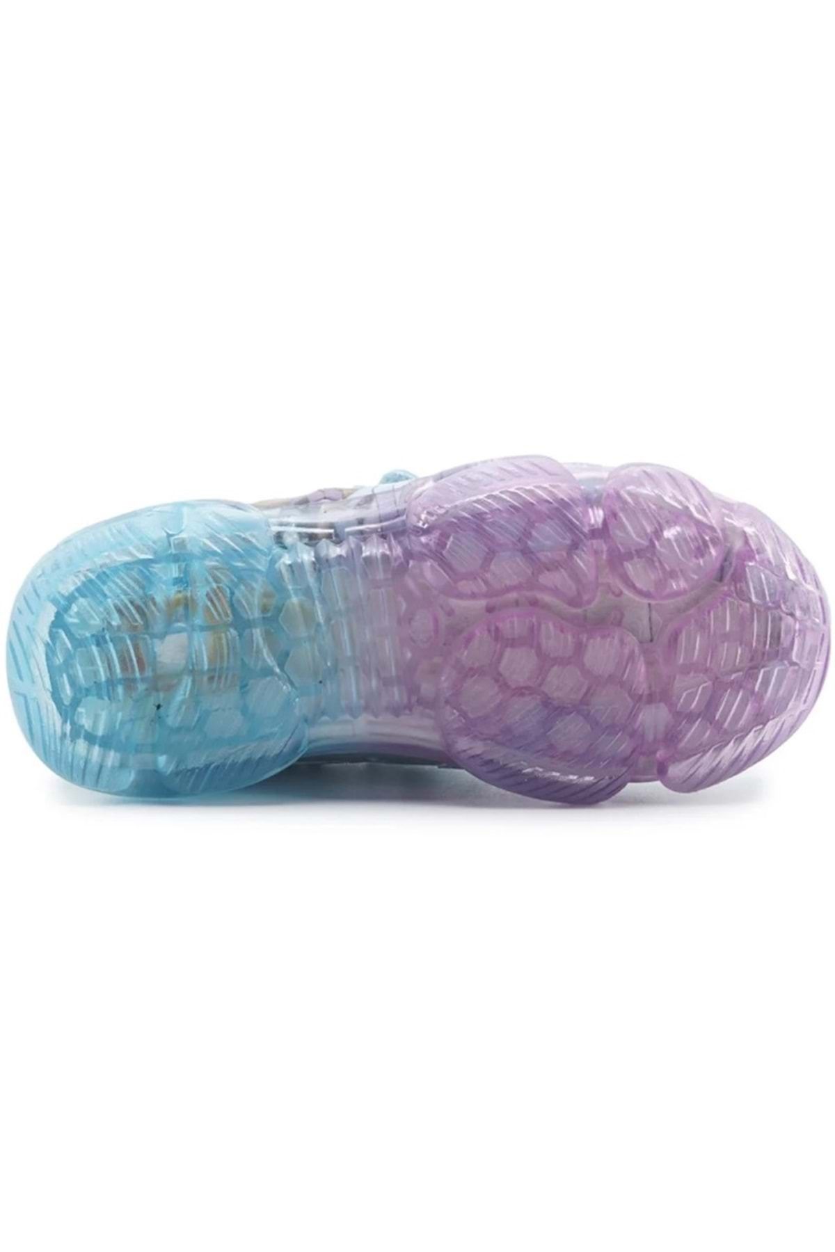 KCMN-Frozen Frozen Elsa Cenka Lighted Orthopedic Girl's Sneakers Blue 5