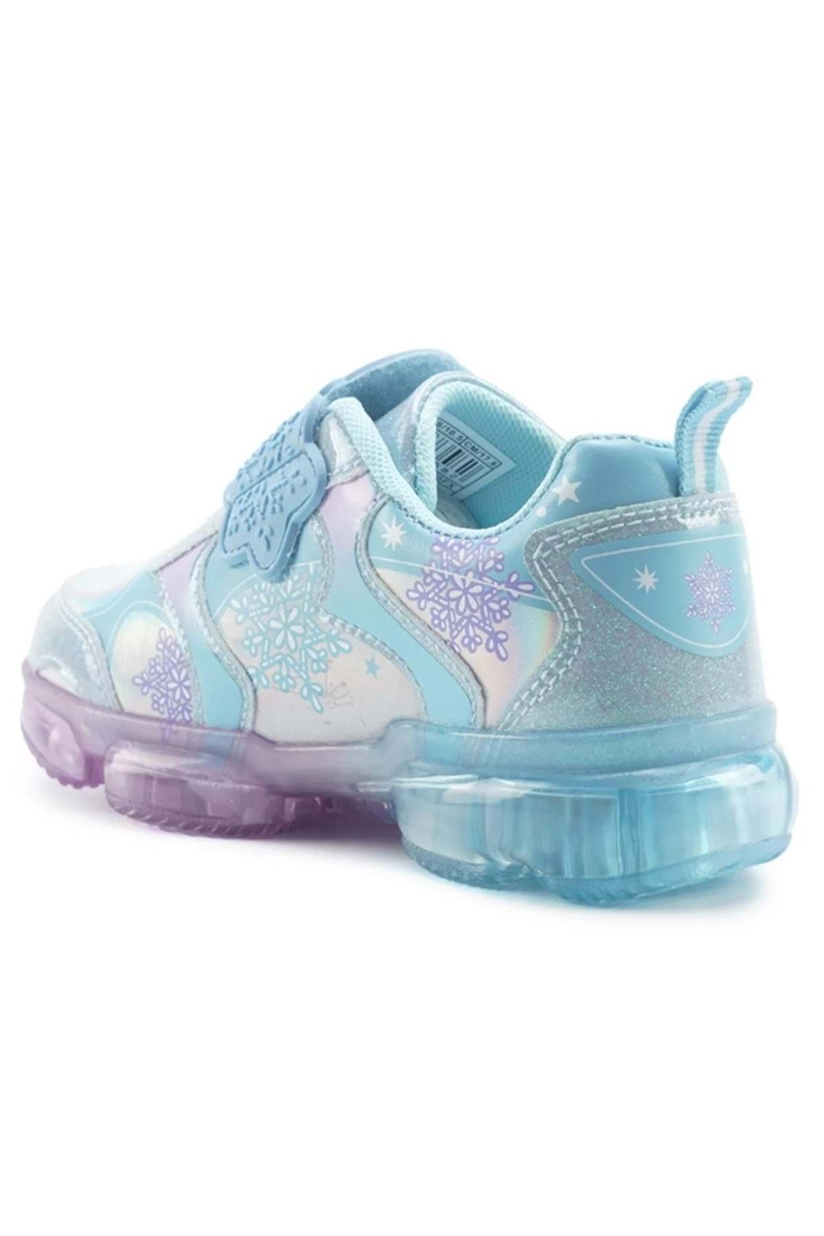 KCMN-Frozen Frozen Elsa Cenka Lighted Orthopedic Girl's Sneakers Blue 4