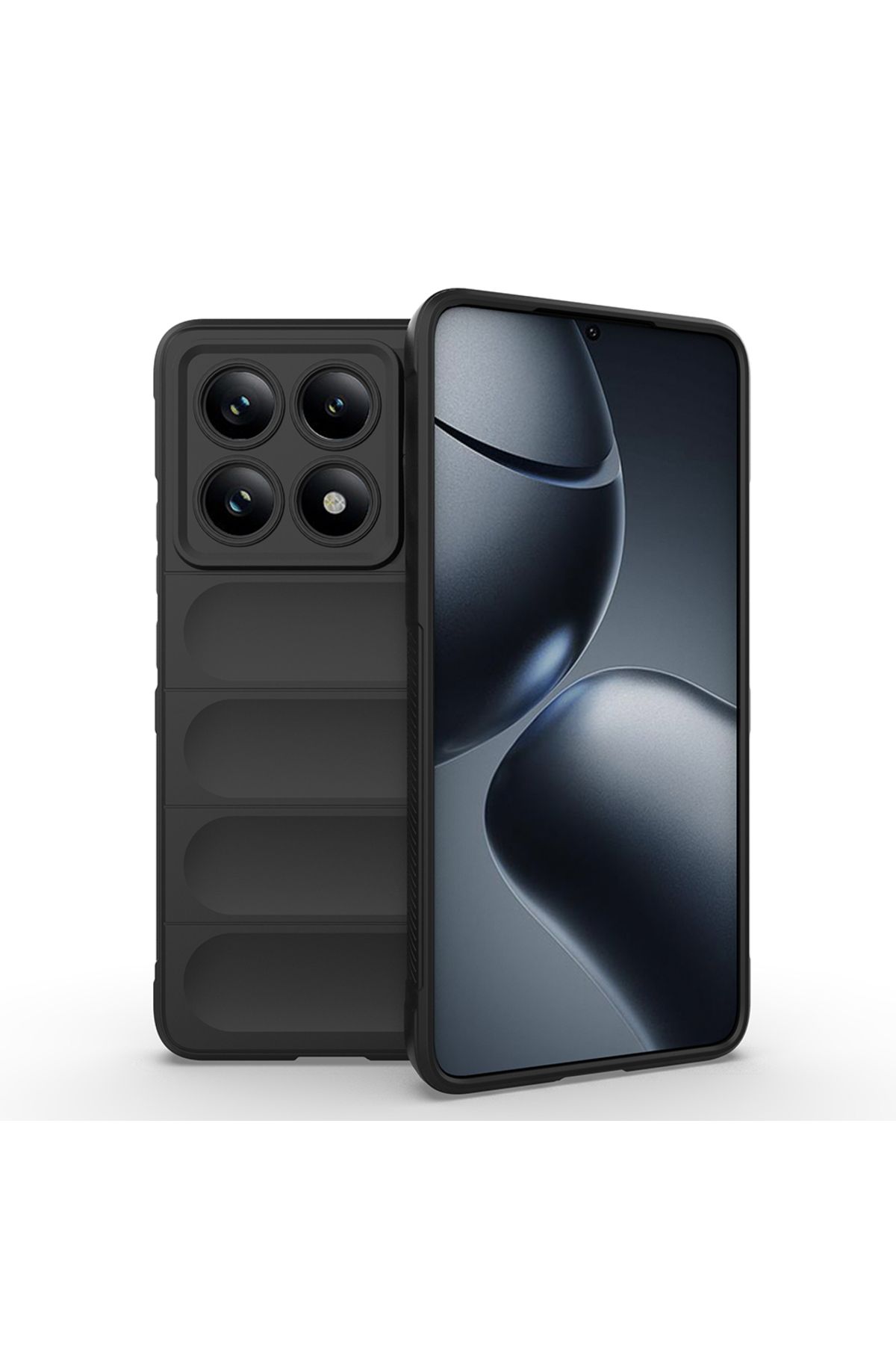 Coverzone Xiaomi 14T Pro İle Uyumlu Kılıf TPU Oyuklu Arka Yüzey Z-Etnik Esnek O-tto Prime
