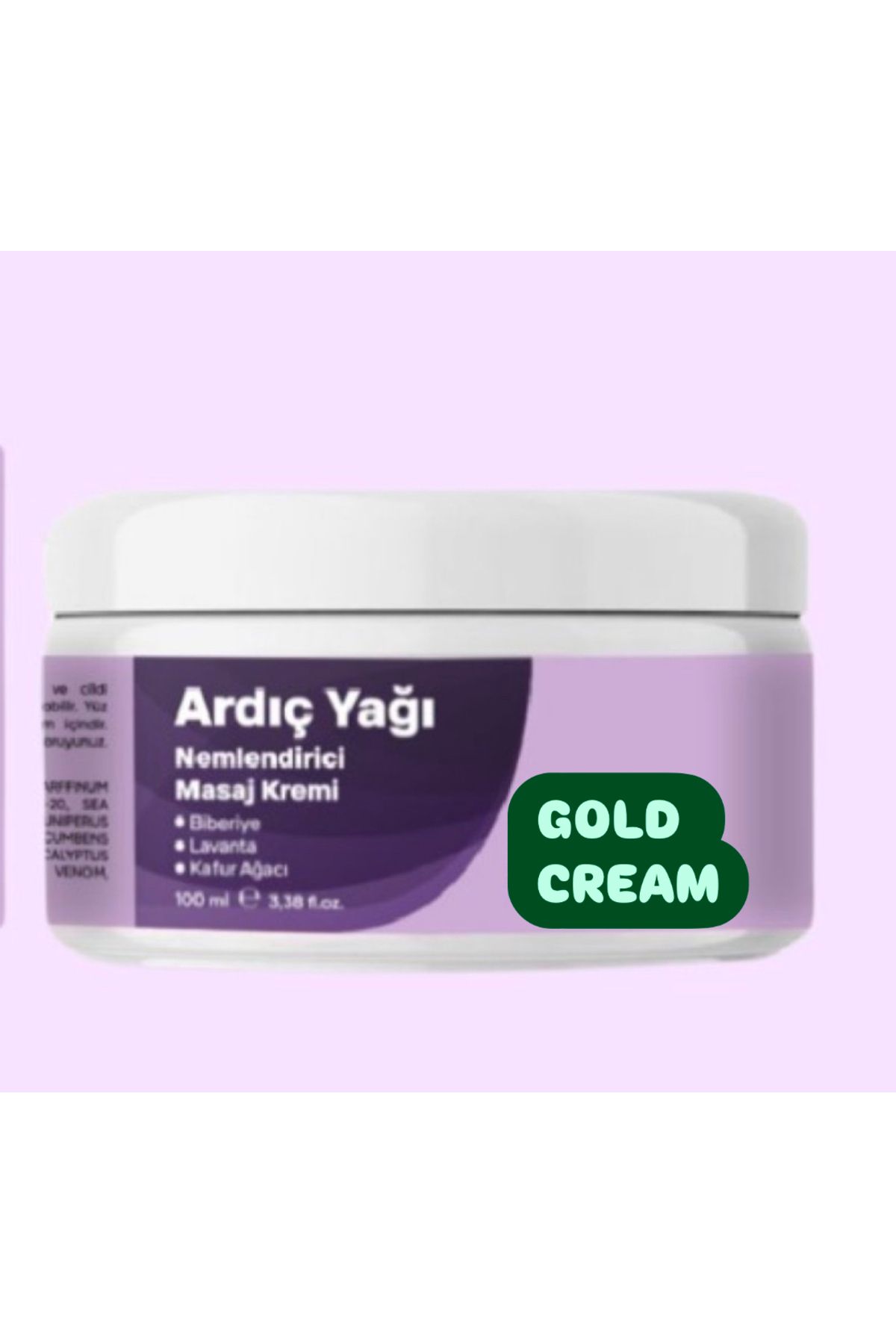 Bitkideresi Ardıç yağlı masaj kremi 100 ml içi beyaz