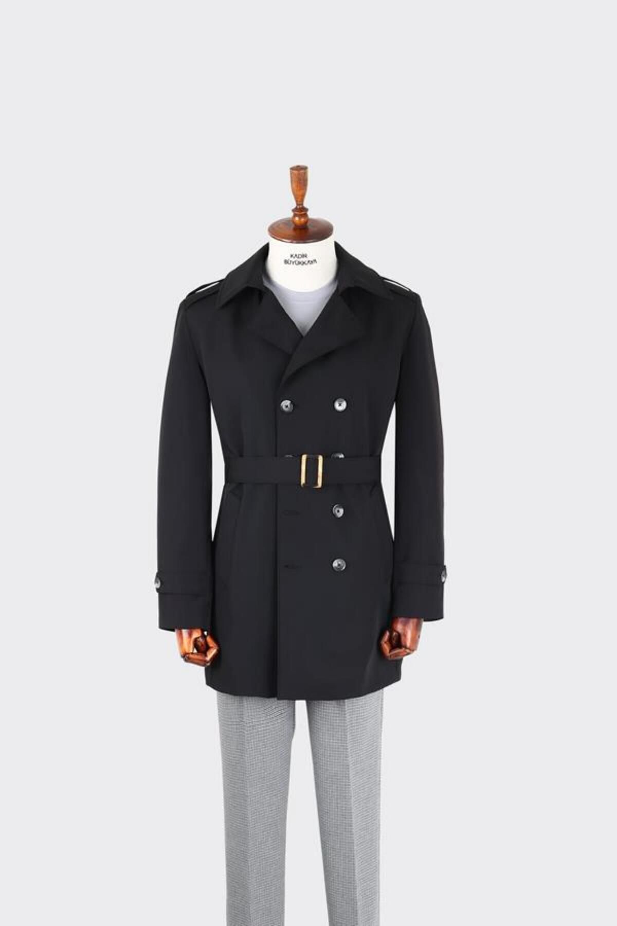 Kadir Büyükkaya Erkek Trenç Coat-KAX9205W