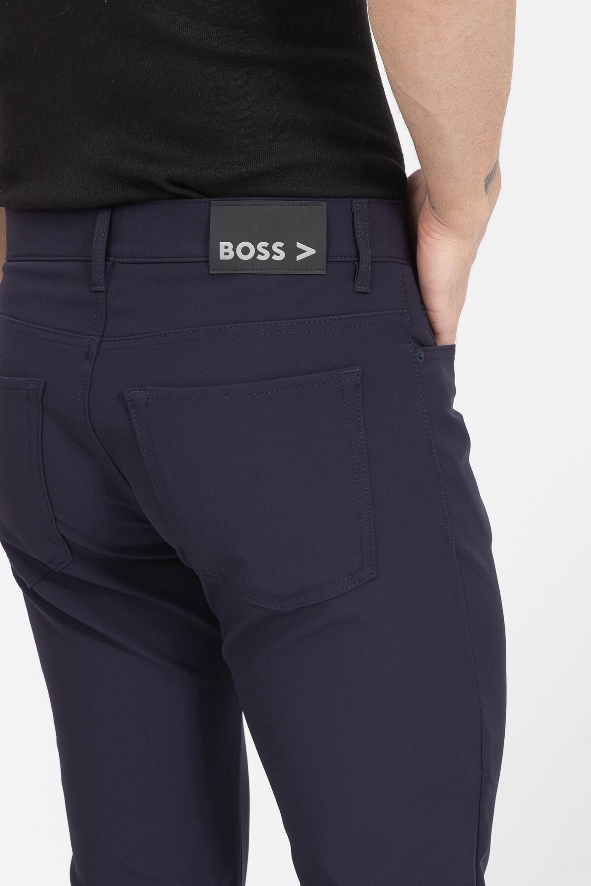 شلوار جین مردانه کشش کمر نرم و باریک 50498136 404 BOSS