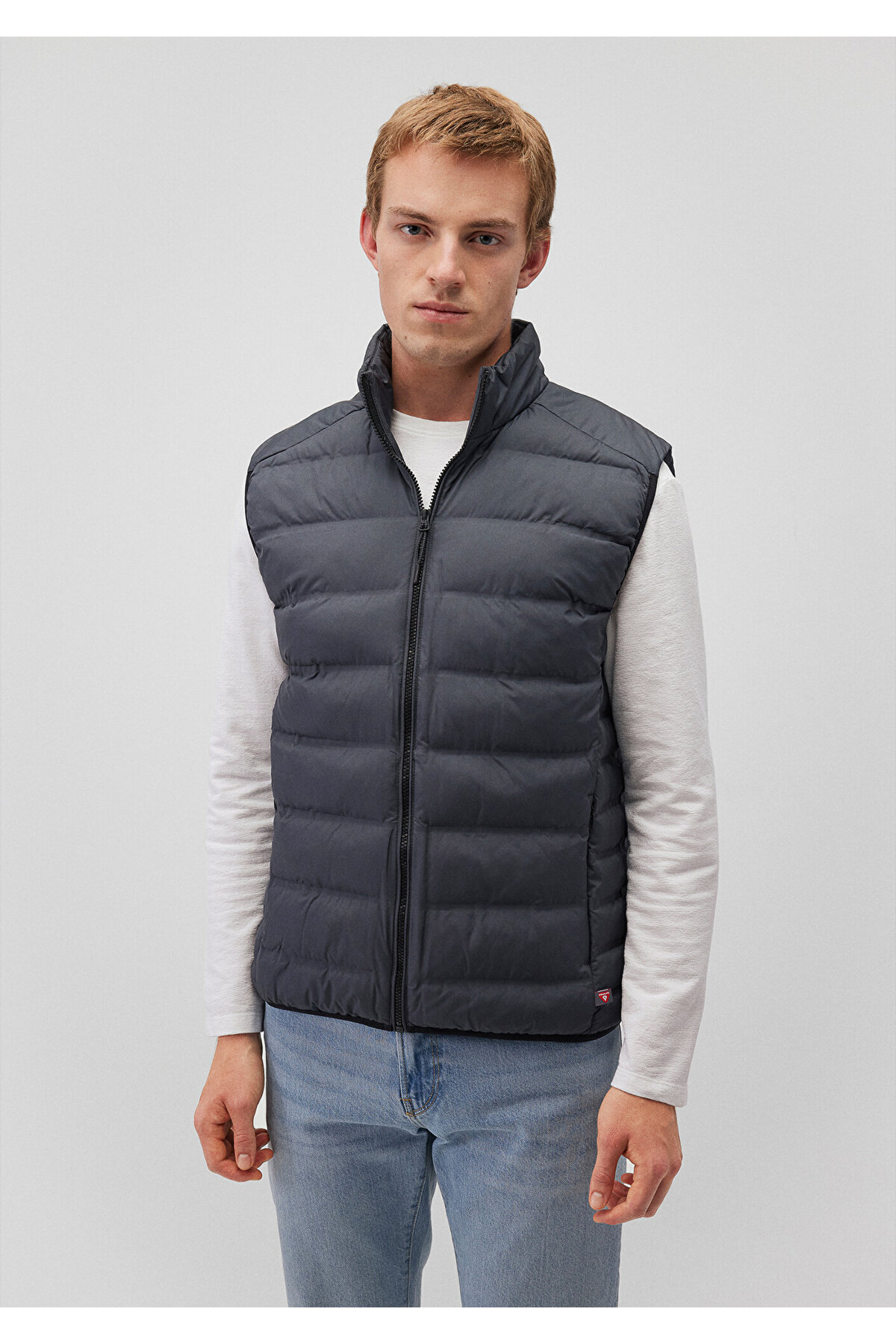 Mavi  Su Itici Primaloft Lacivert Şişme Yelek Regular Fit / Normal Kesim 0110356-80776 - Görsel 2