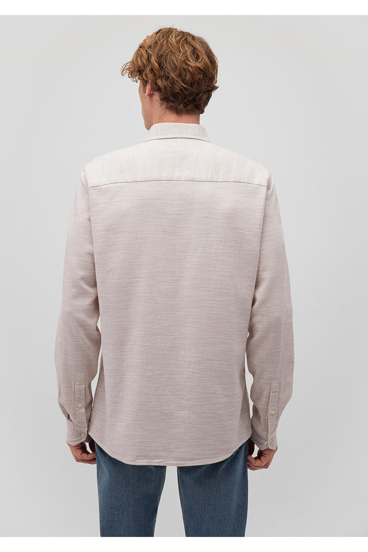 Mavi-Бежова риза Slim Fit / Slim Fit 0210053 -70296 5