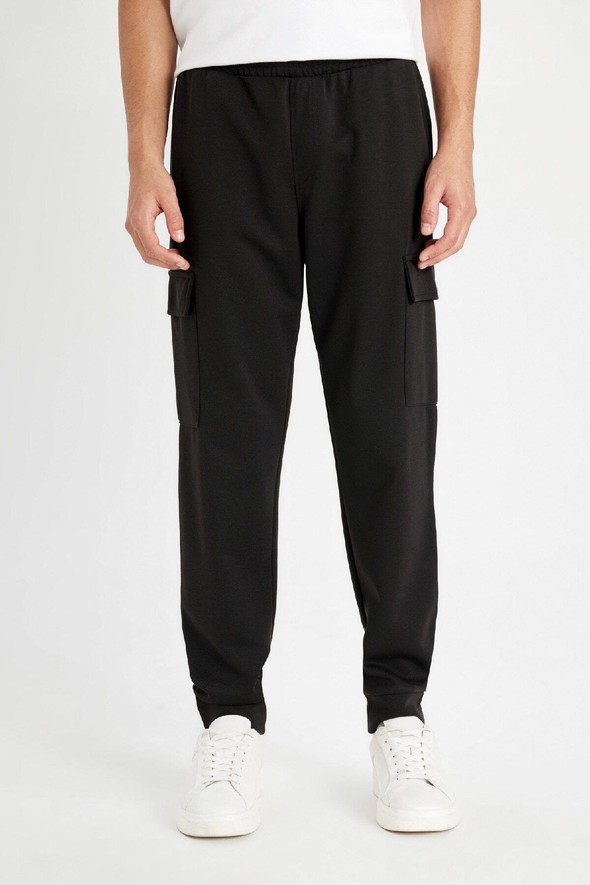 Regular Fit Eşofman Altı Kargo Cepli Beli Paçası Lastikli 25k801t02799