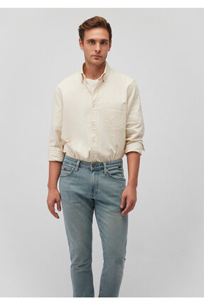 Mavi Bej Gömlek Regular Fit / Normal Kesim 0211326-81202