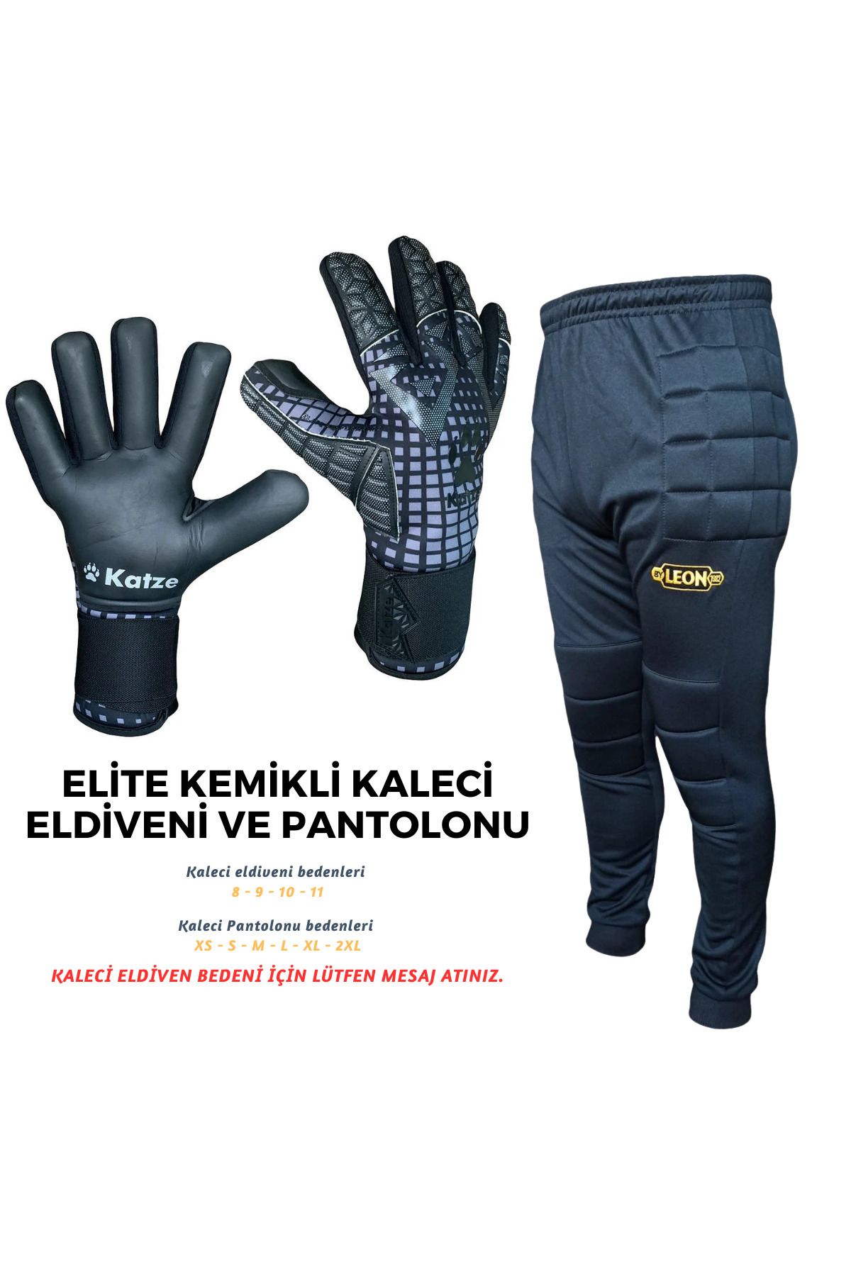Kodispa Elit Kemikli Kaleci Eldiveni ve Kaleci Pantolonu