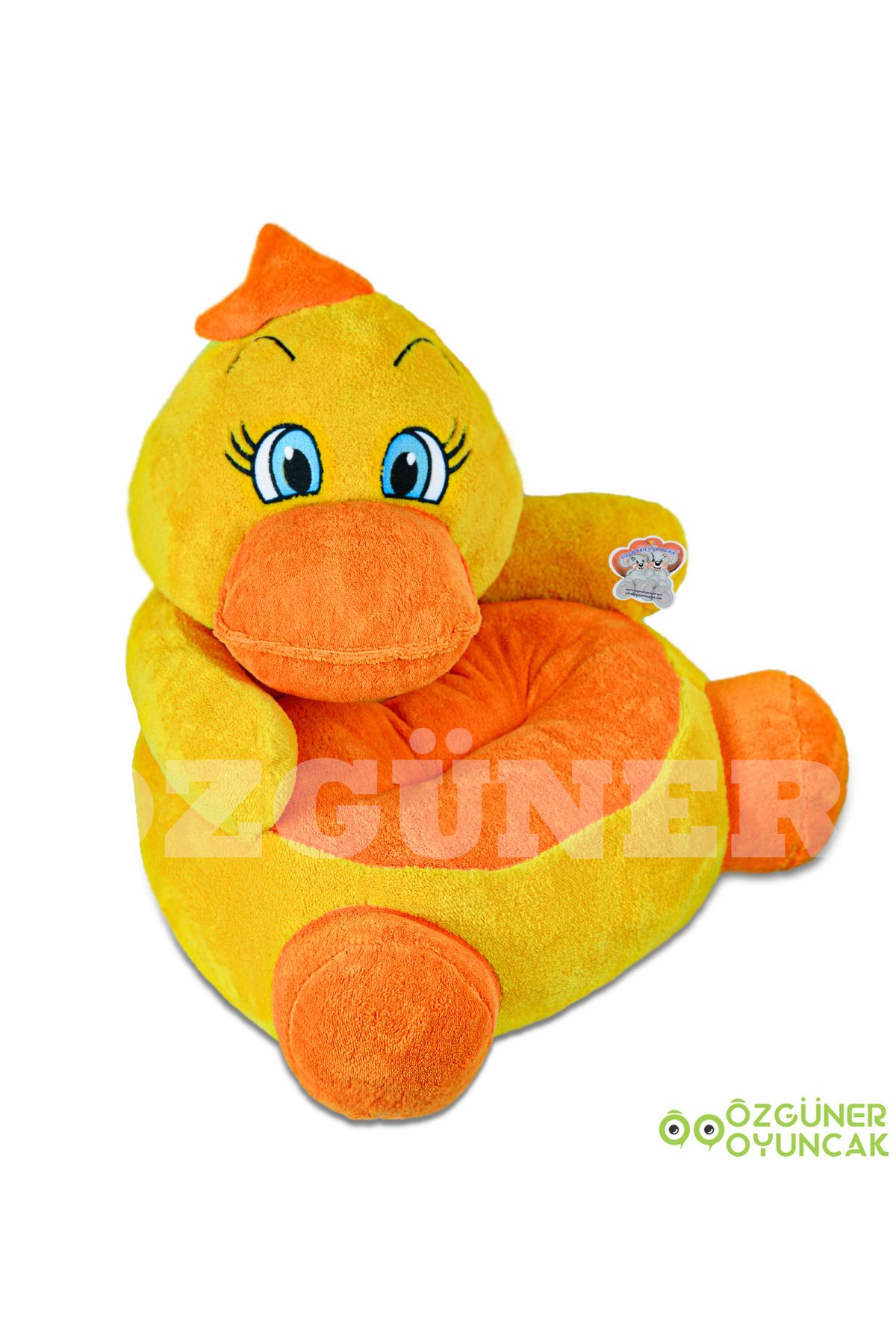 ÖZGÜNER-Plush Duck Chick Baby and Kids Chair 4