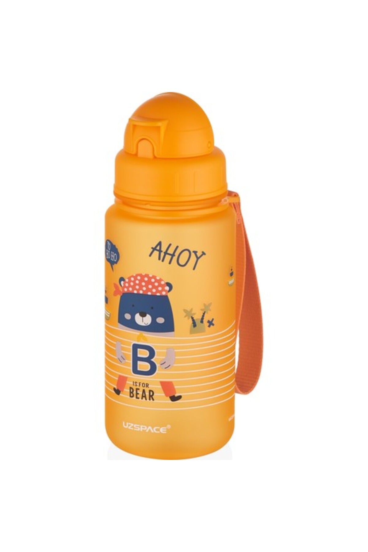 قمقمه و فلاسک زرد Uzspace 3024 400ml Orange Patterned Series New جریان آب Vagonlife