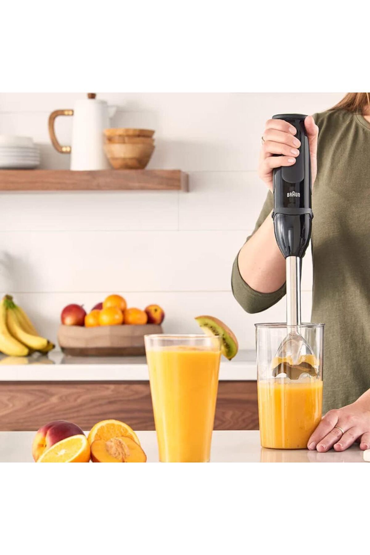 Braun-Hand Blender MultiQuick 5 Vario, 1.5L Bowl, 350ml Chopper, Splash Control, 21 Speed - MQ 5285 6