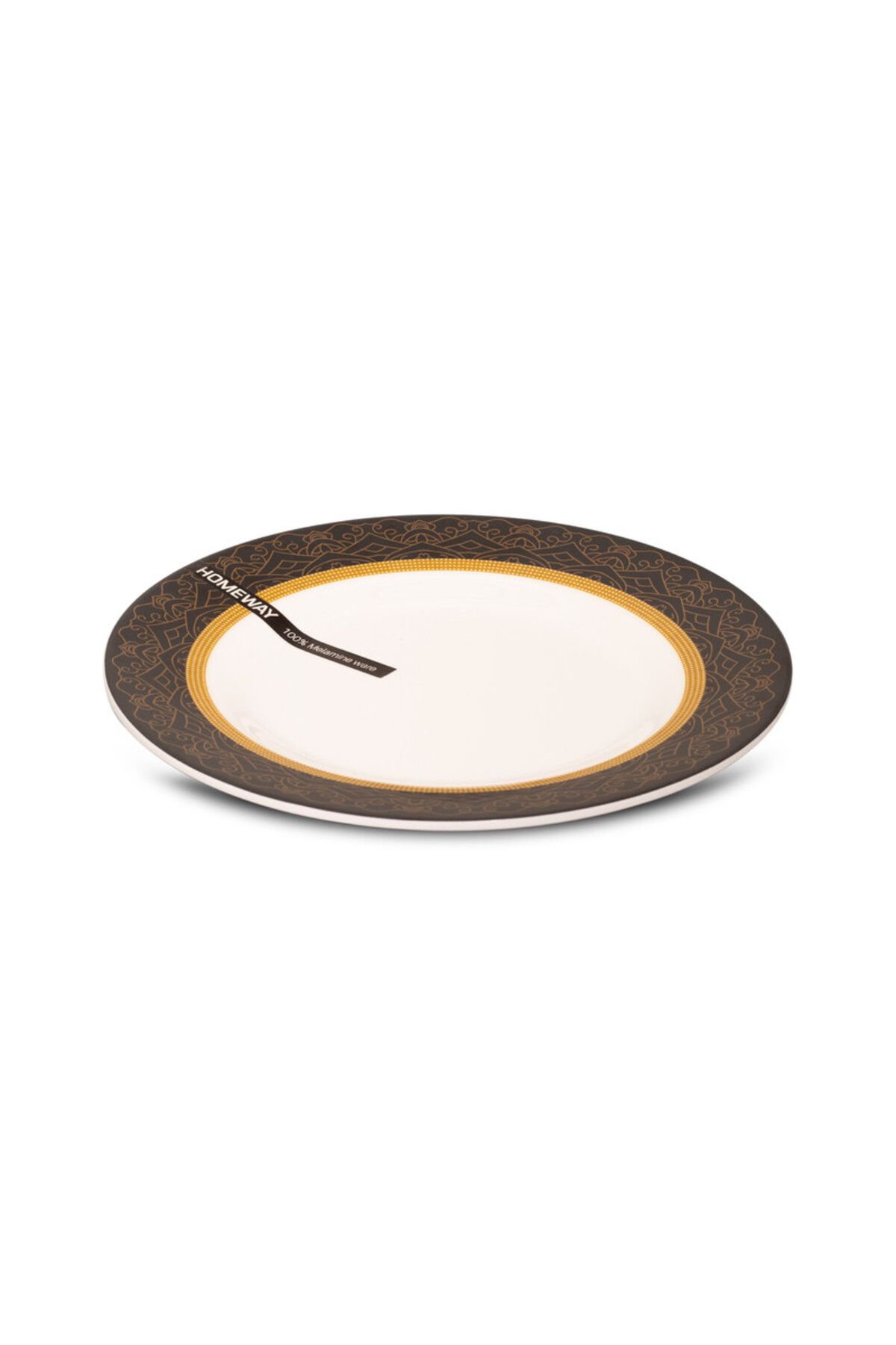 CLIKON-Homeway 10.5'' Melamine Dinner Plate – Durable, Scratch-Resistant, Dishwasher Safe, 2