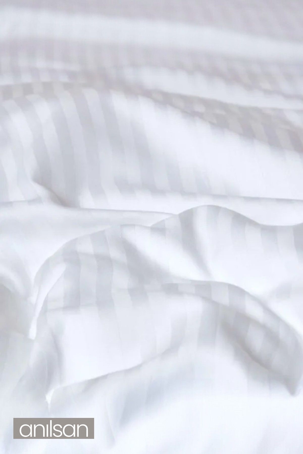 Anılsan-Striped Satin Fitted Sheet Single/Double, 83Tel 3