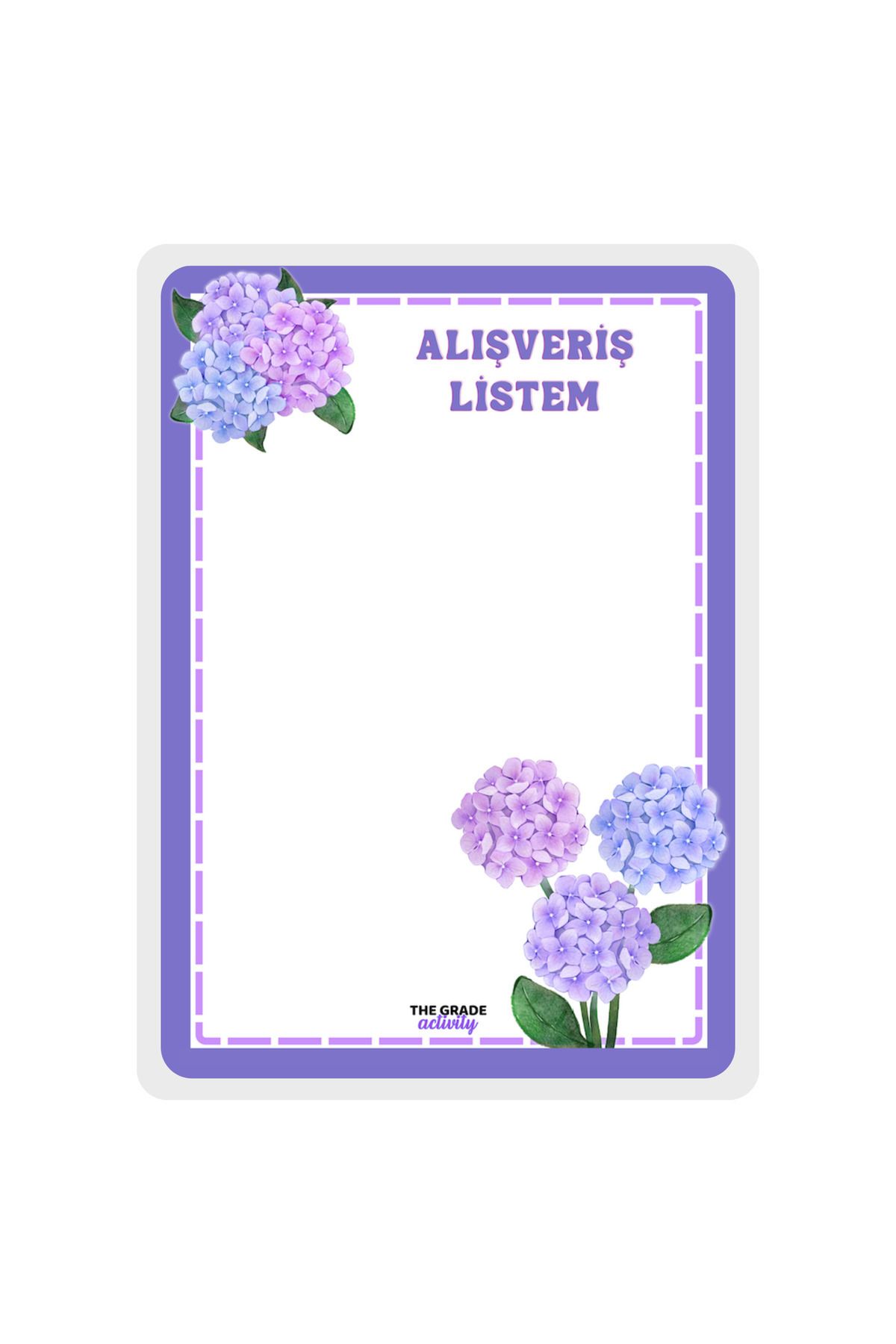 The Grade-Summer-Sil Notepad.Shopping List.Fridge Notepad.Magnetic Refrigerator Notepad.Magnet Notepad.21X15Cm 6