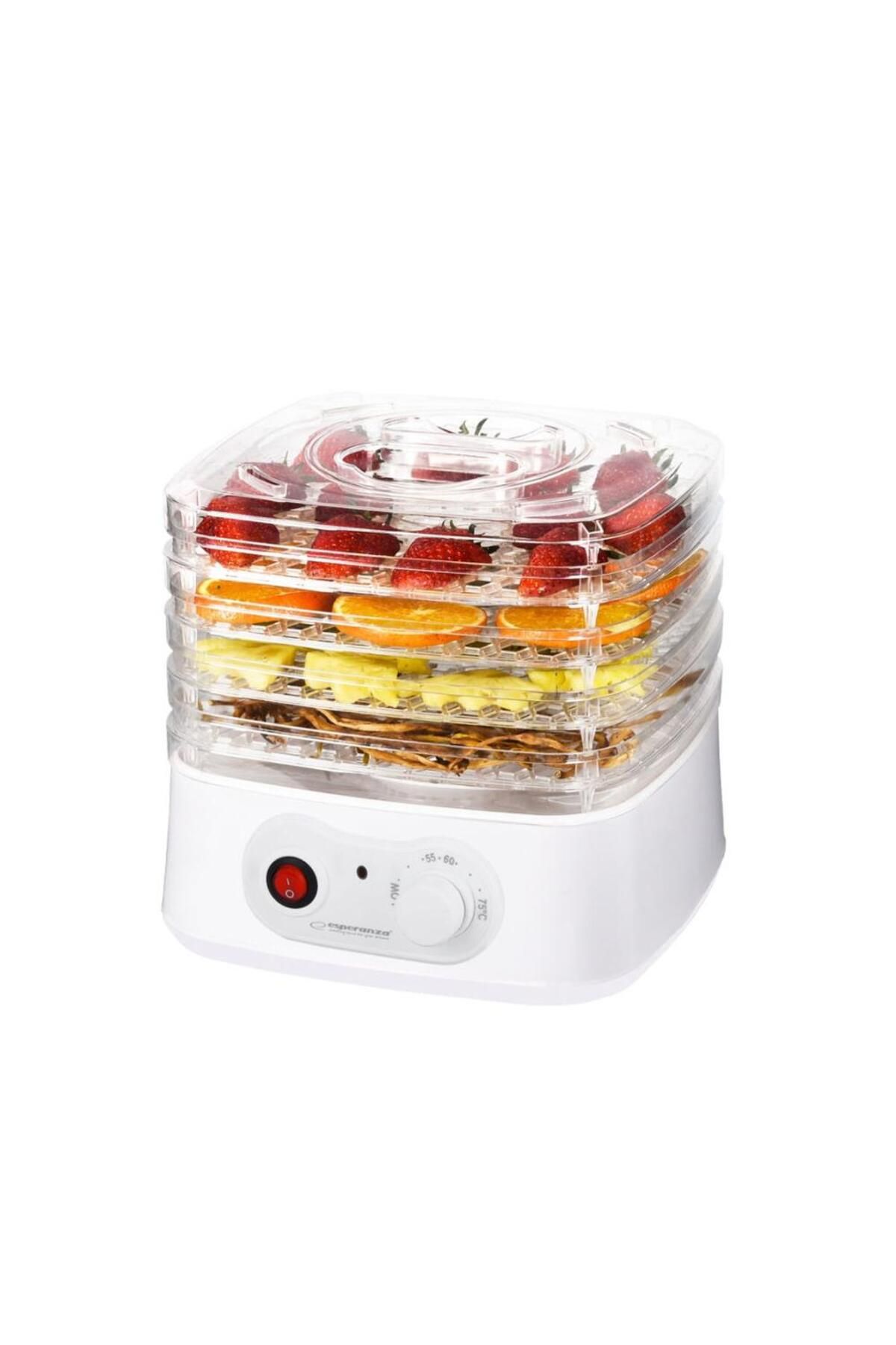 ESPERANZA Deshidrator Pentru Alimente Esperanza , 250w (alb) - One Size