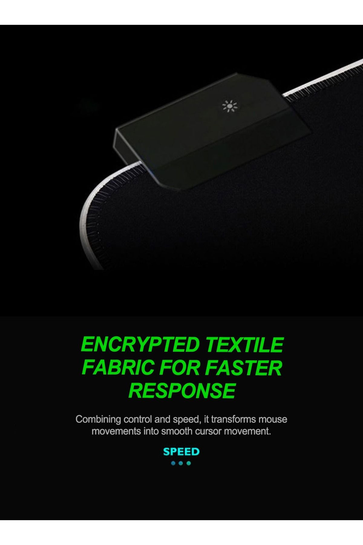 FlashHawk-RGB Gaming Mouse Pad 800*300mm Size,14 LED Modes Extended Large Table Desk Mat Mousepad 4