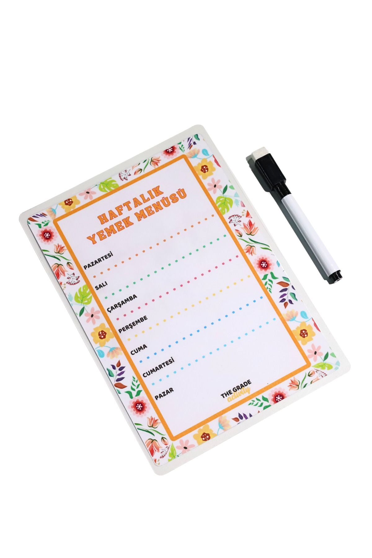 The Grade-Summer-Sil Notepad Meal Menu Refrigerator Notepad.Magnetic Refrigerator Notepad.Magnet Notepad.21X15Cm 3