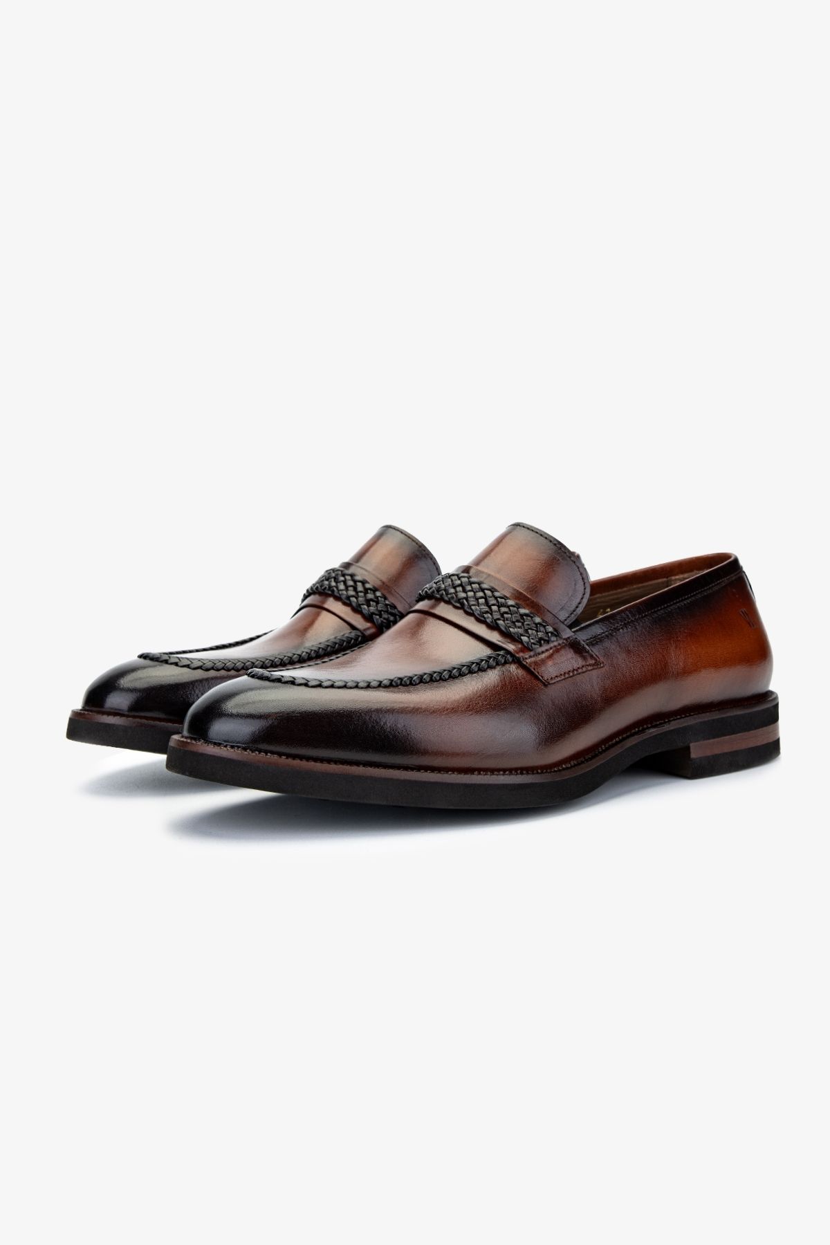 Valmenti-Men's Genuine Leather Tan Classic Shoes 4