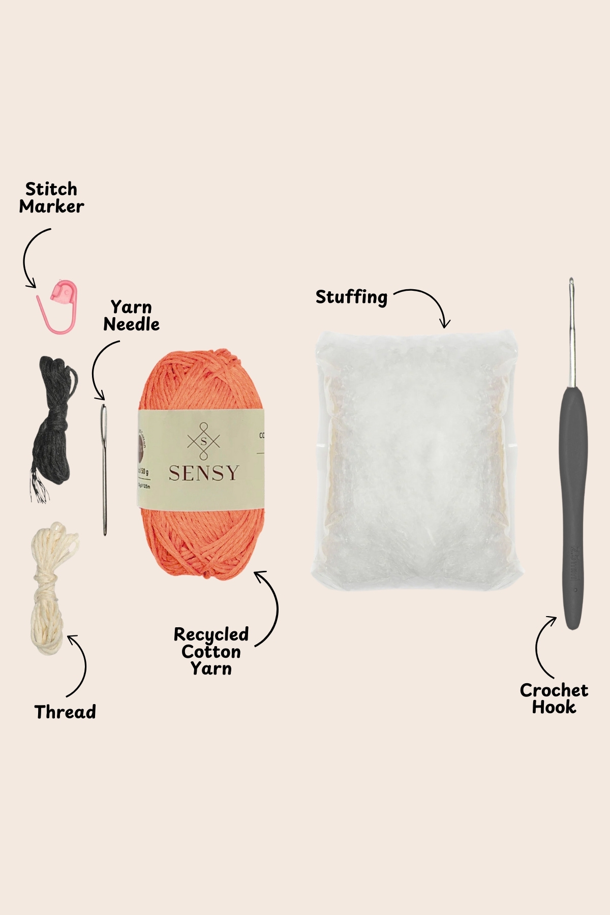 SENSY-Amigurumi Kit - Beginner Citrus Leo 3