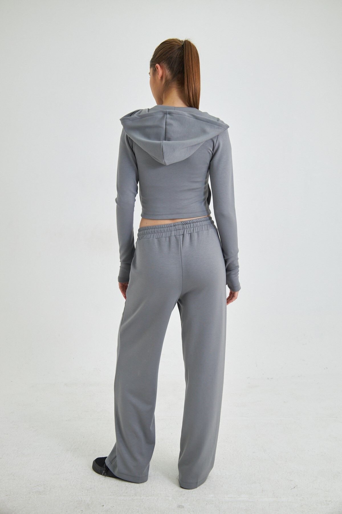 GIA-ART-Women's Wide Leg Tailored Modal Fabric Trousers 5