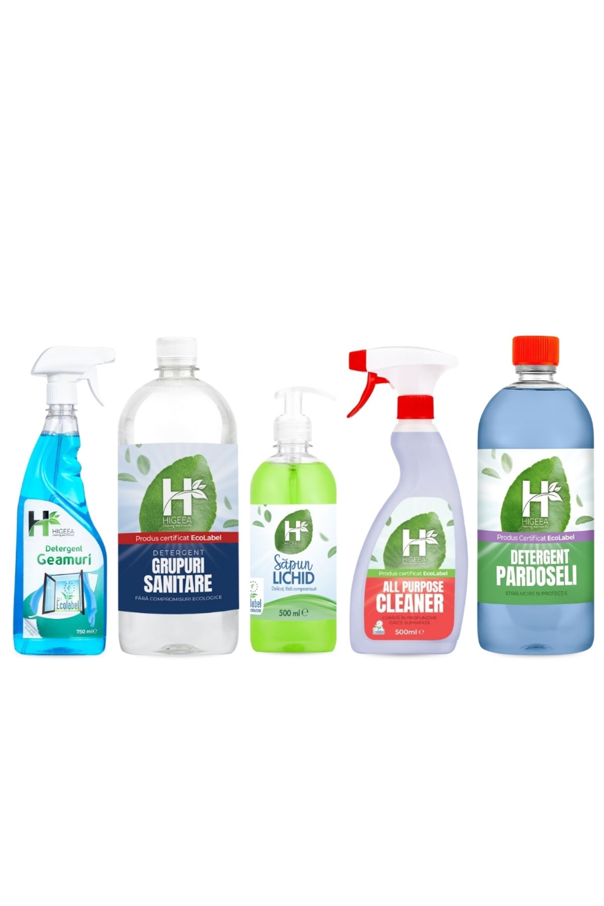 Higeea Pachet Produse Curatenie Higeea Ecolabel - One Size