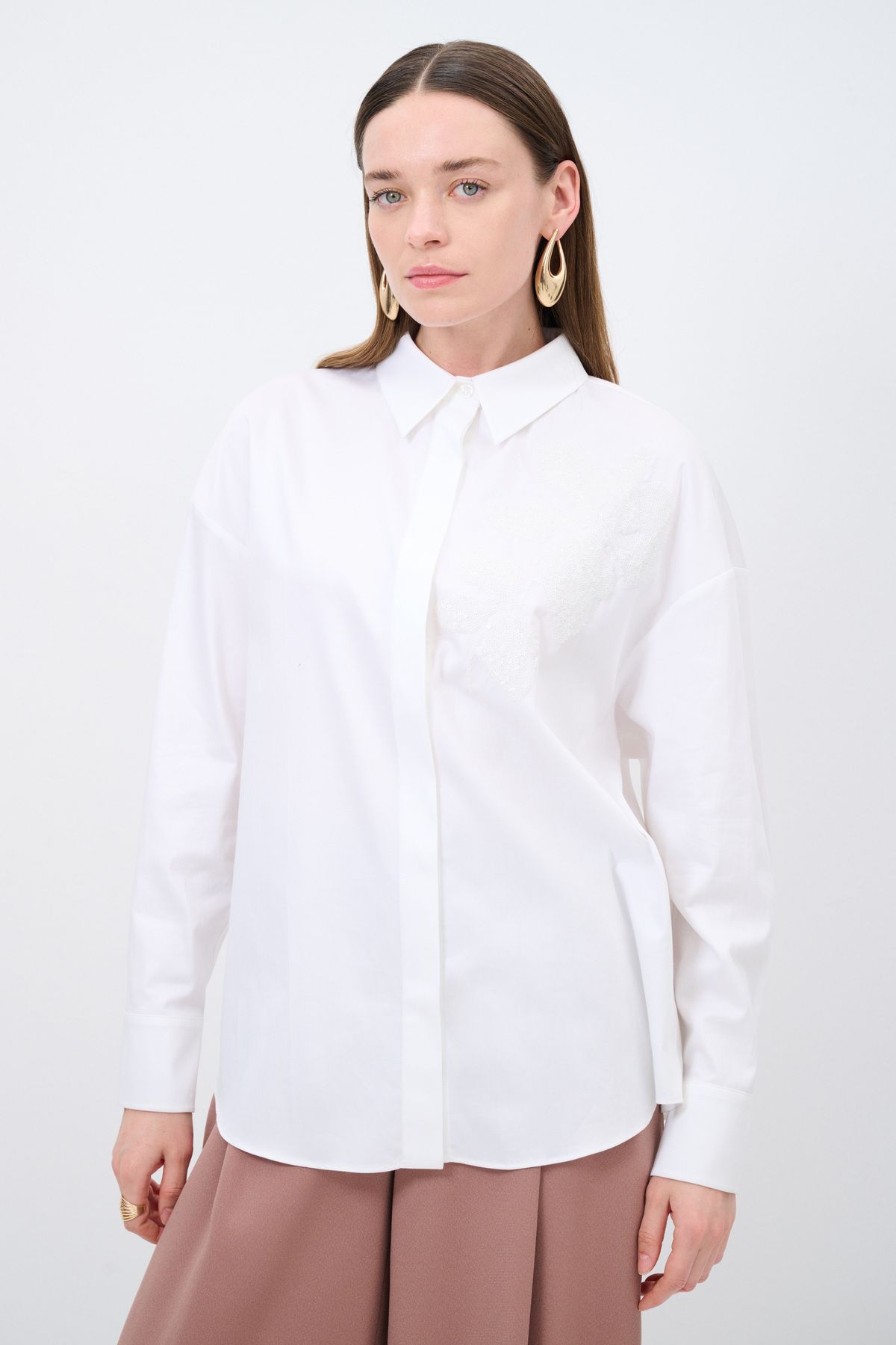 Love My Body-Embroidered Shirt 1