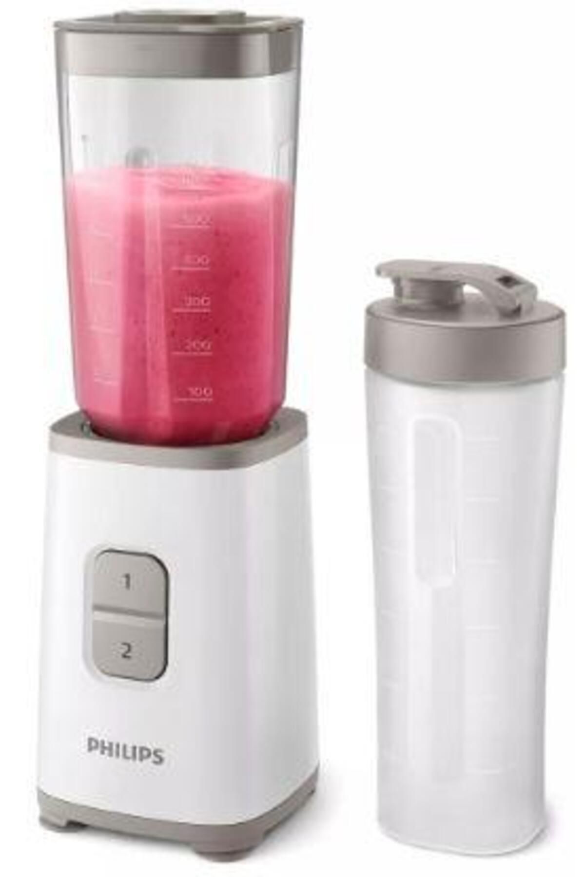Philips-Miniblender Philips Daily Collection HR2602/00, 350 W, 1l, 2 Viteze (Alb) 3