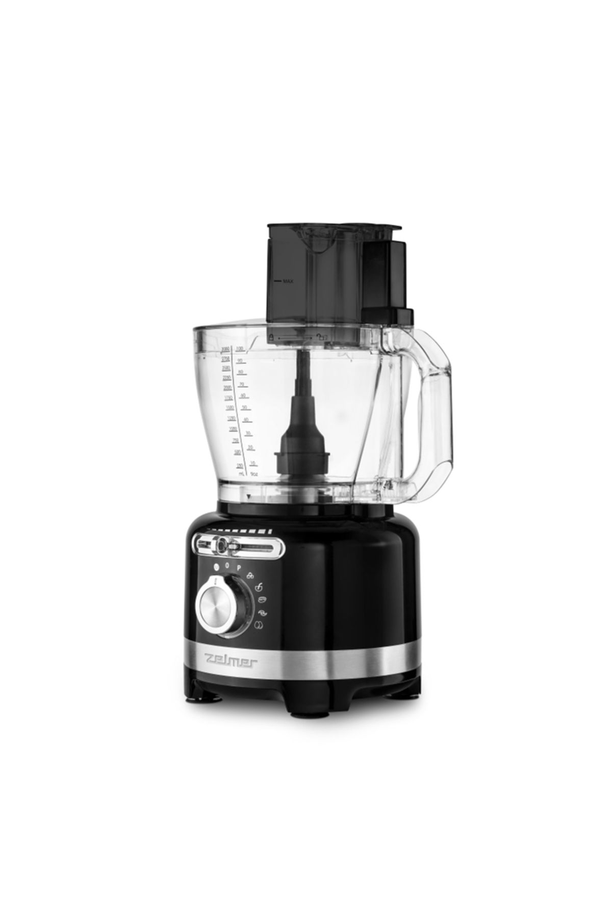 Zelmer-Zelmer ZFP9000B Food Processor, 2000 W, 3 L, Speed ​​selector, Stainless steel discs, 6 automatic modes 4