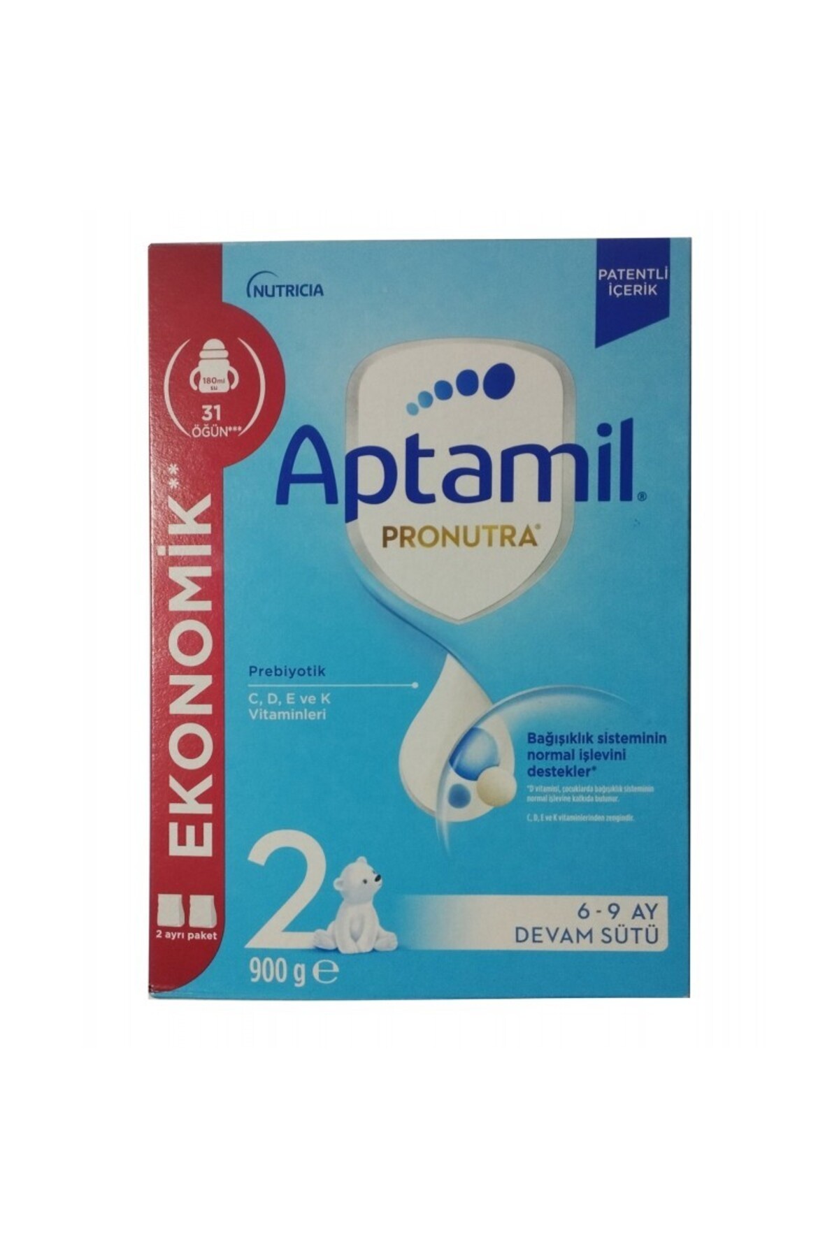 Aptamil 2 Devam Sütü 900 Gr X 3 Adet fotoğrafı 3 (önizleme)
