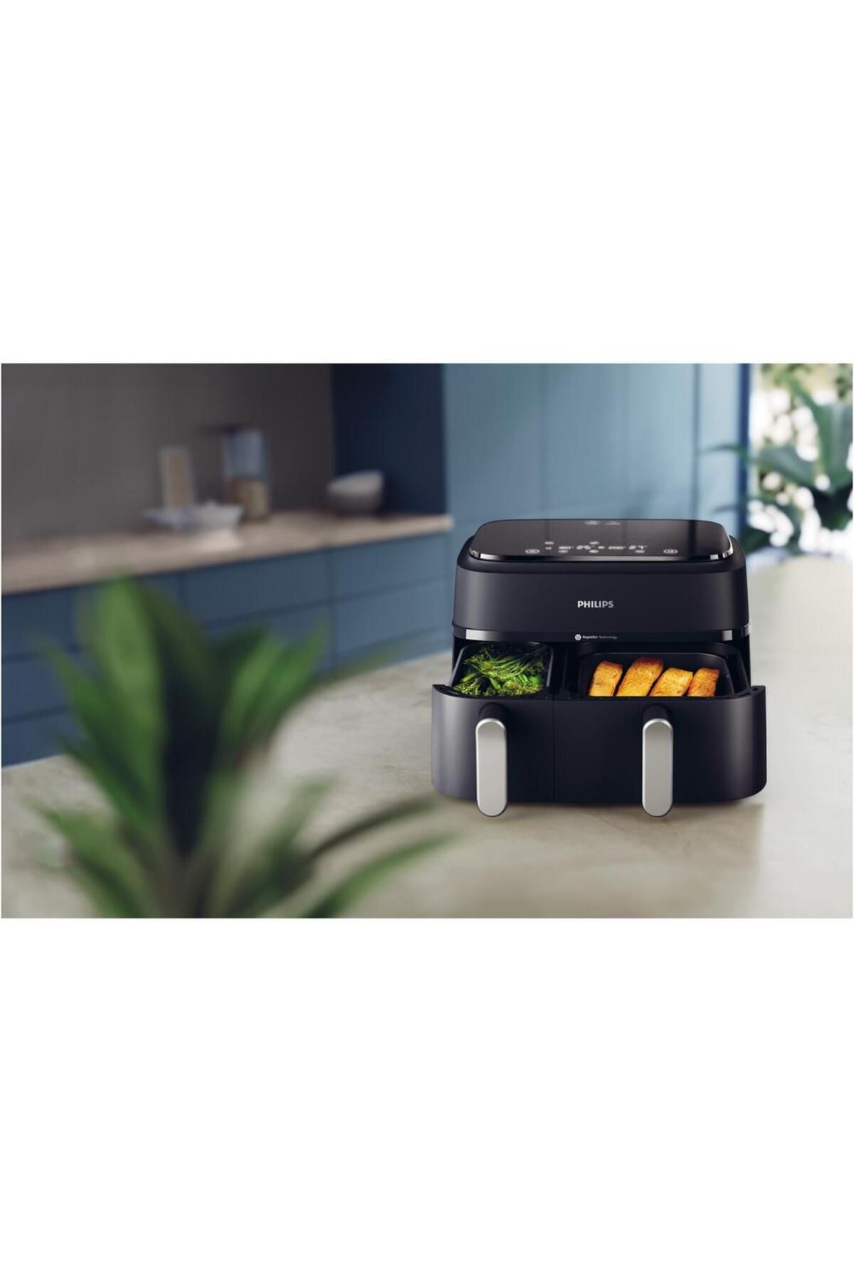 Philips-Philips Airfryer Series 3000 NA351/00 oil-free double fryer, 2750 W, Rapid Air technology 9